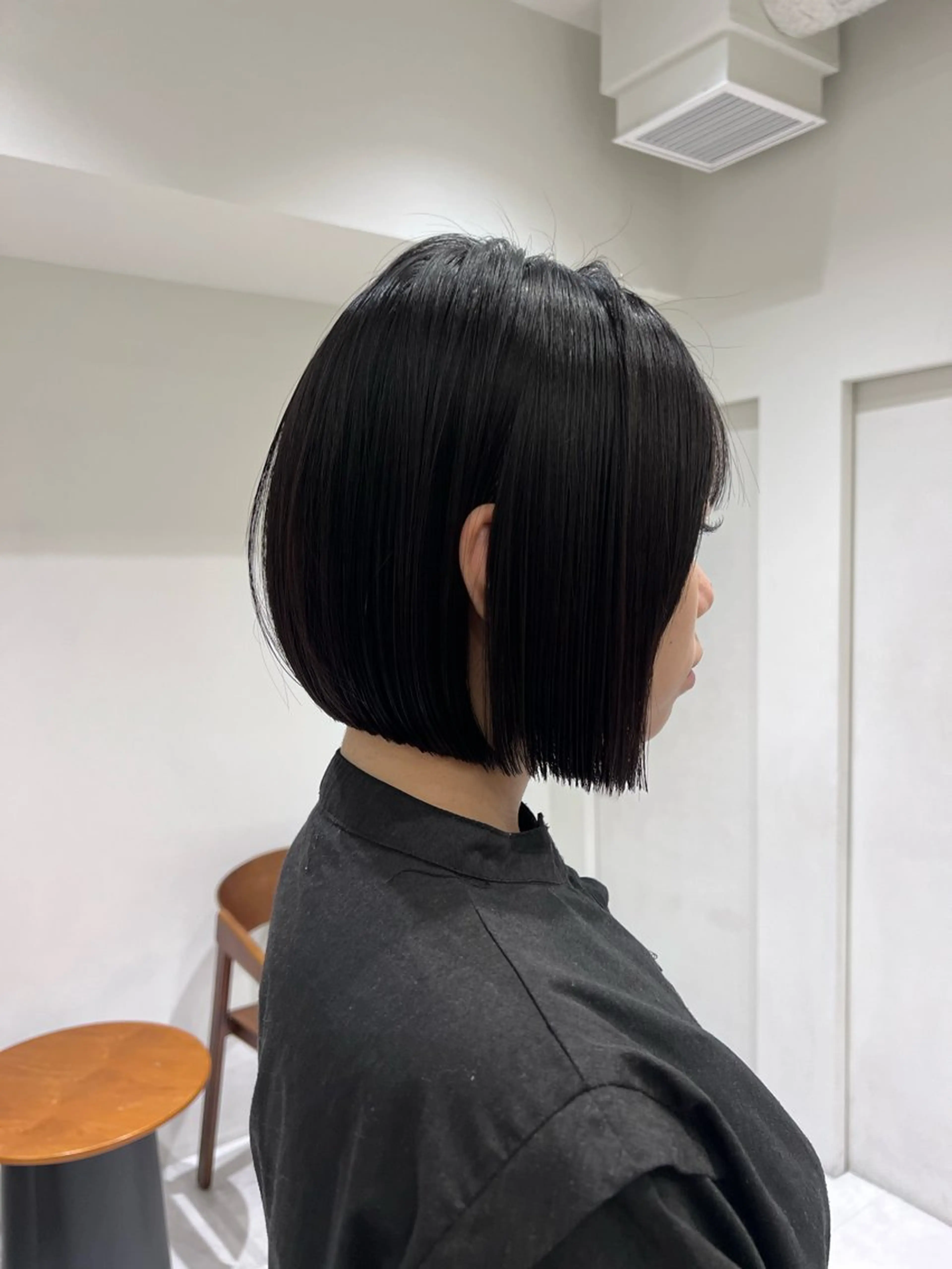ショート カラー ベージュカラー ブリーチ 透明感カラー ブリーチなしカラー ボブ ボブ/レイヤーカット /表参道 yunaのヘアスタイル