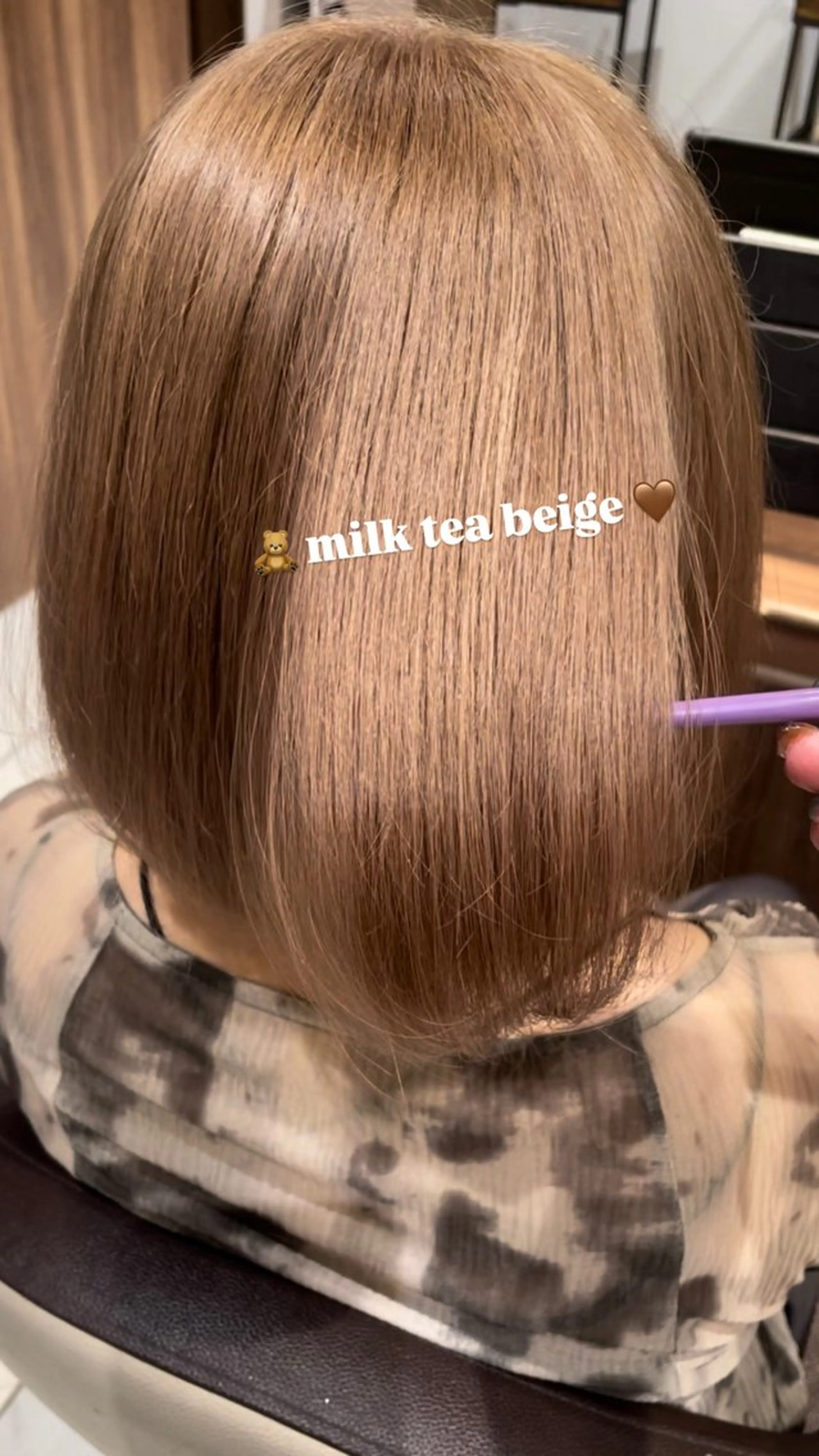 ショート カラー 暖色/くびれヘア/ Misakiのヘアスタイル