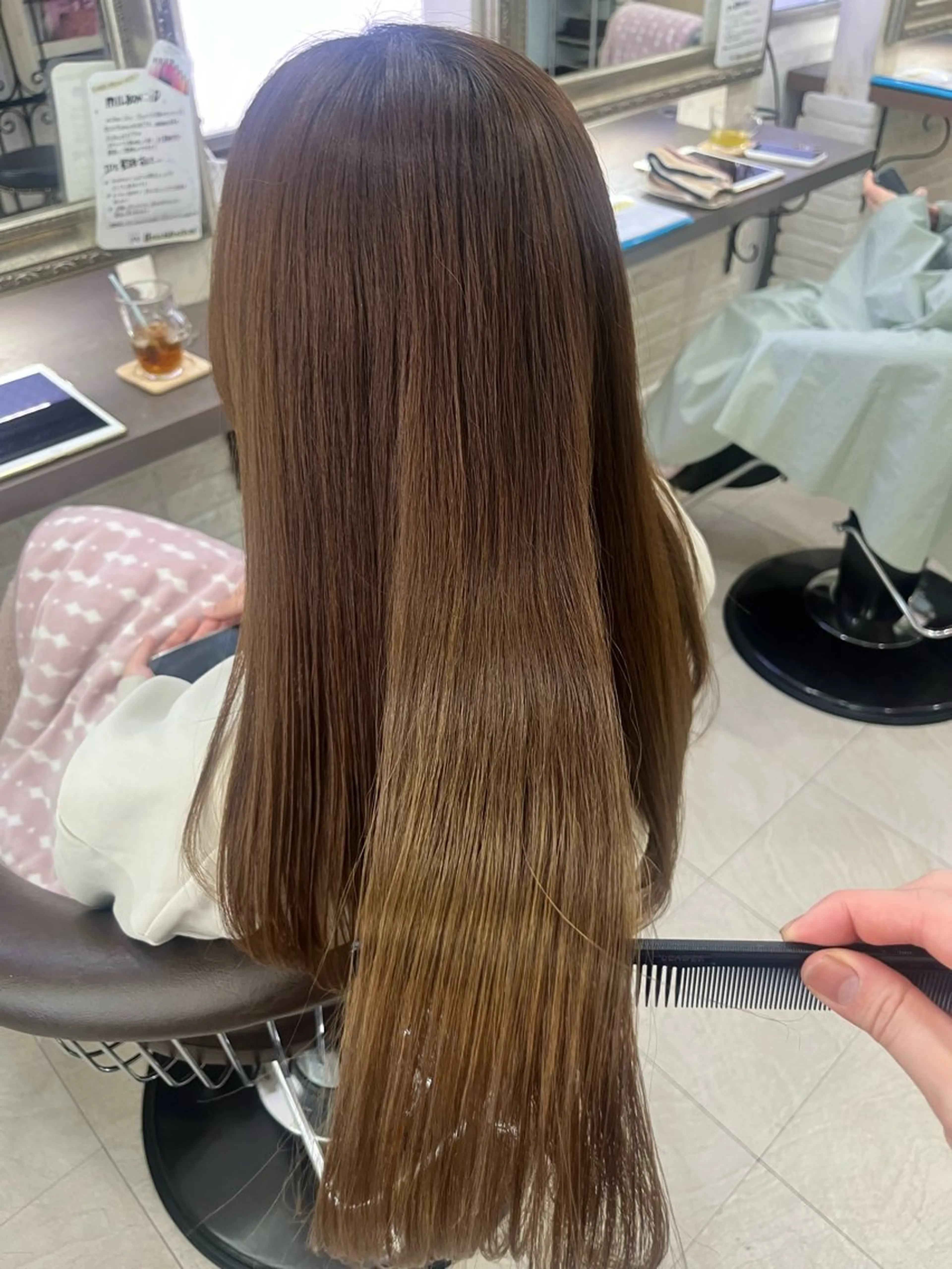 ロング トリートメント 兒玉/透明感カラー 髪質改善のヘアスタイル