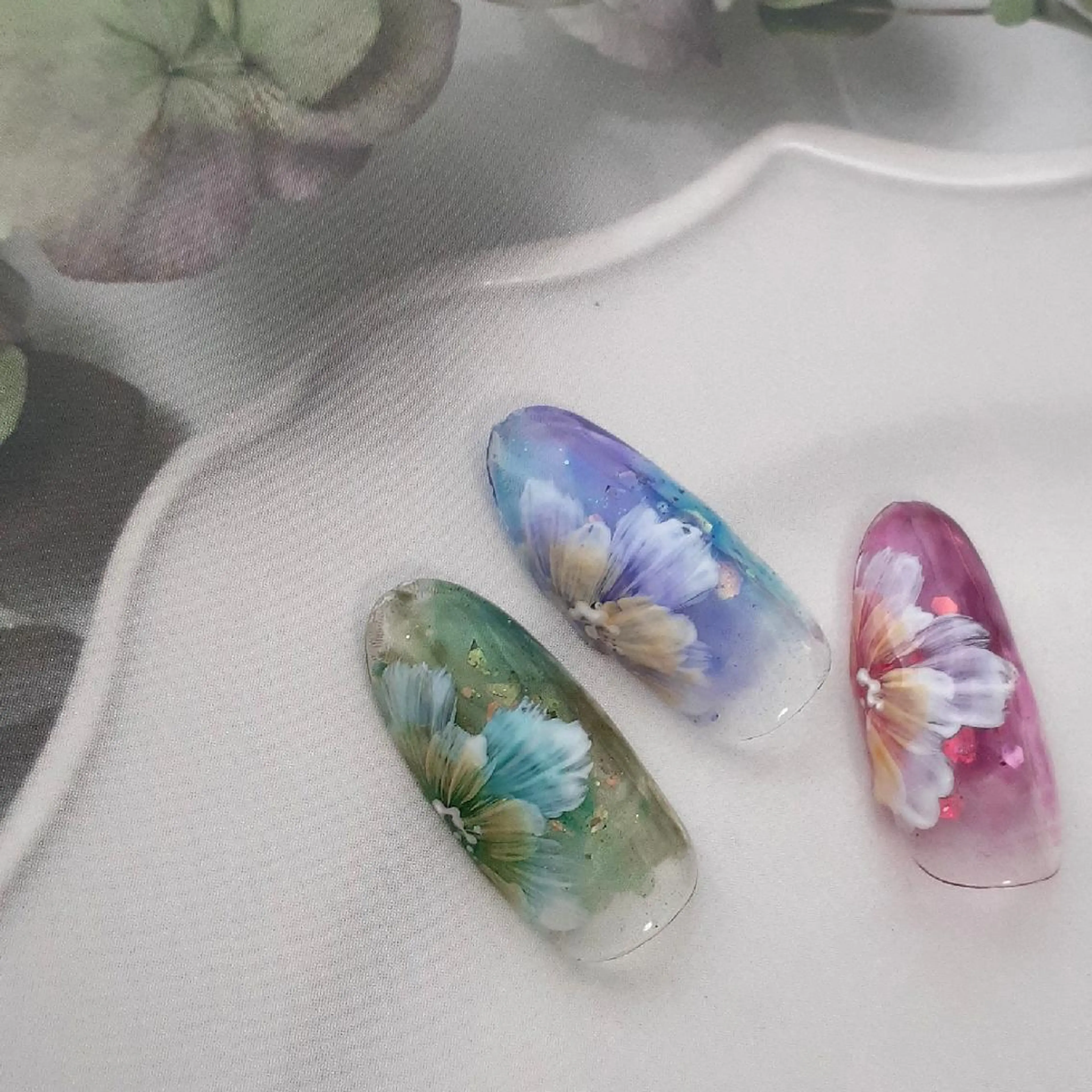 ネイル アートネイル フラワーネイル ハンドネイル 池元 真由美のネイルデザイン