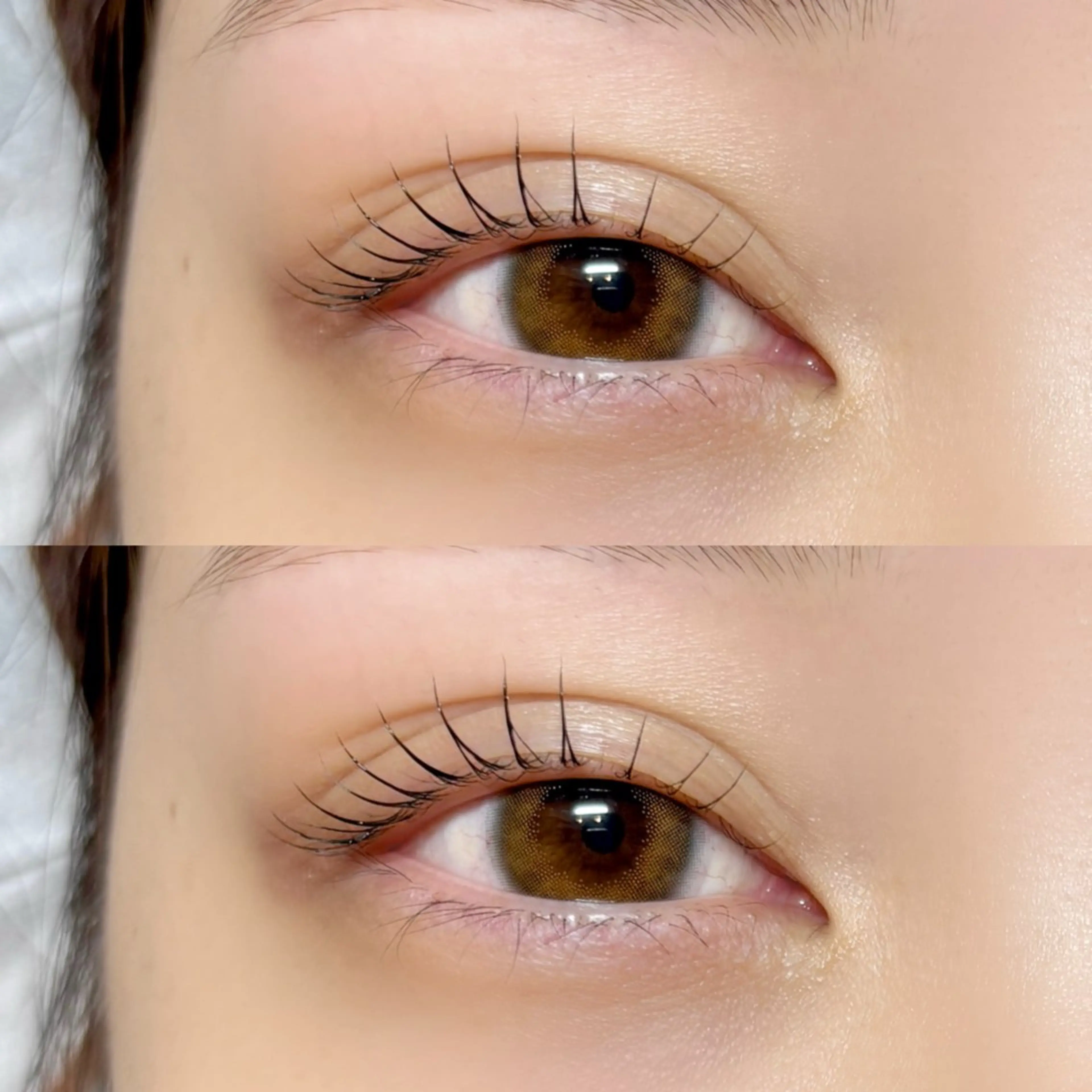 マツエク・マツパ ナチュラル パリジェンヌラッシュリフト まつげパーマ 一重×まつ毛パーマ マツパ 表参道eyelist KONOMIのマツエク・マツパデザイン