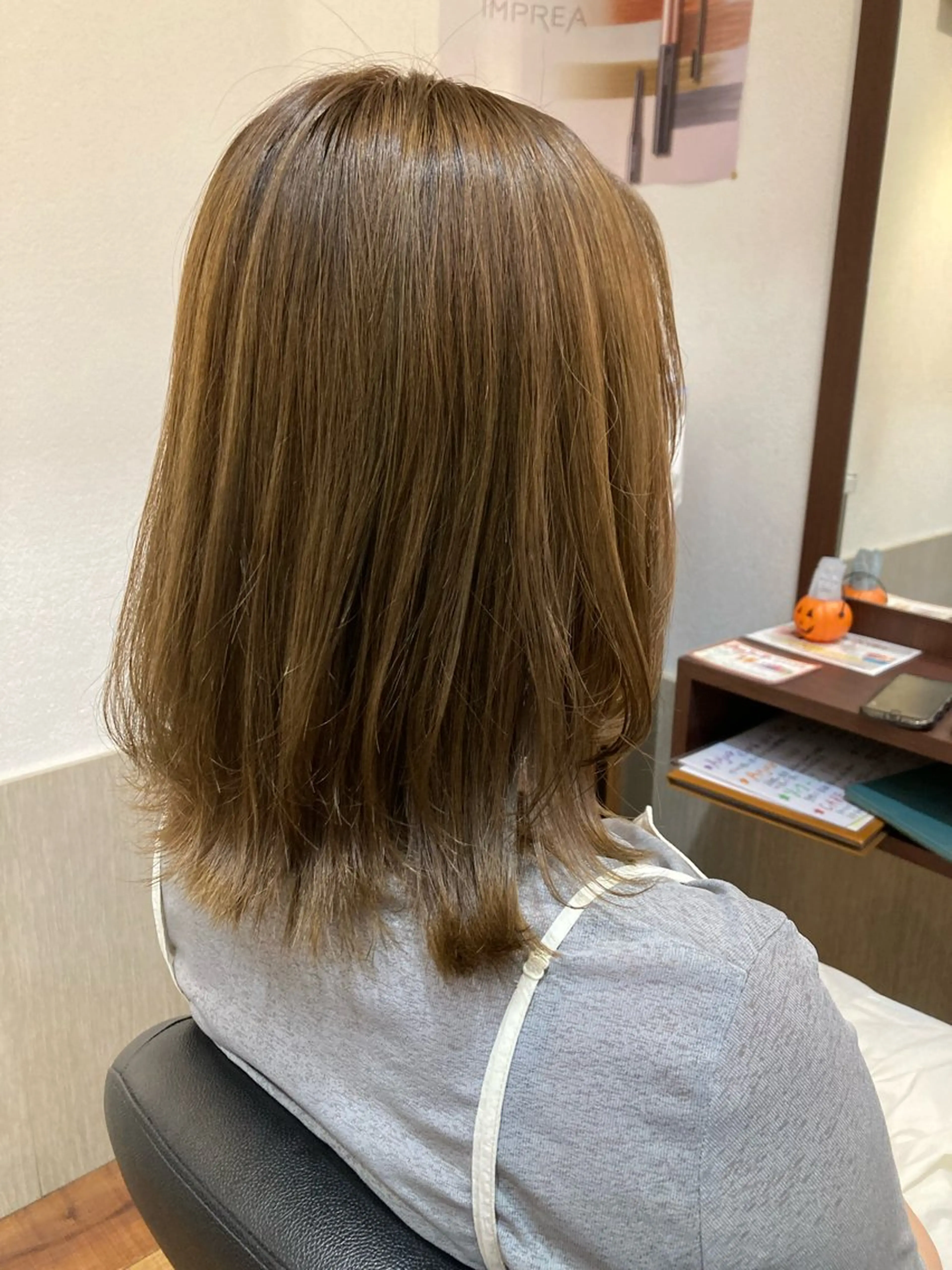 ロング MOLLASALON 浅香山店所属・髪質改善カラー 縮毛矯正🤍辻桃加のヘアスタイル