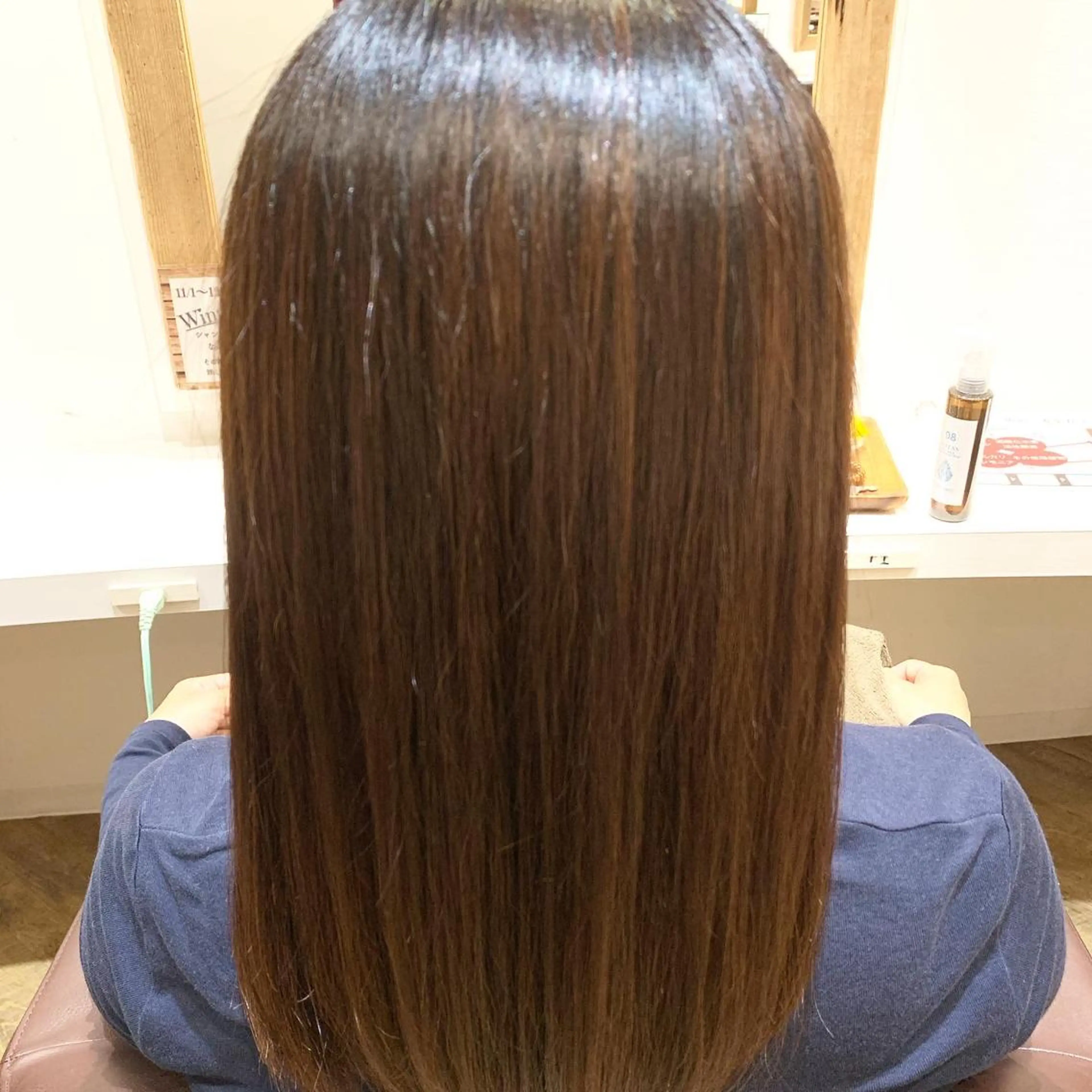 セミロング 縮毛矯正 トリートメント ショート×カラー 🦊堀米早紀【荻窪】のヘアスタイル