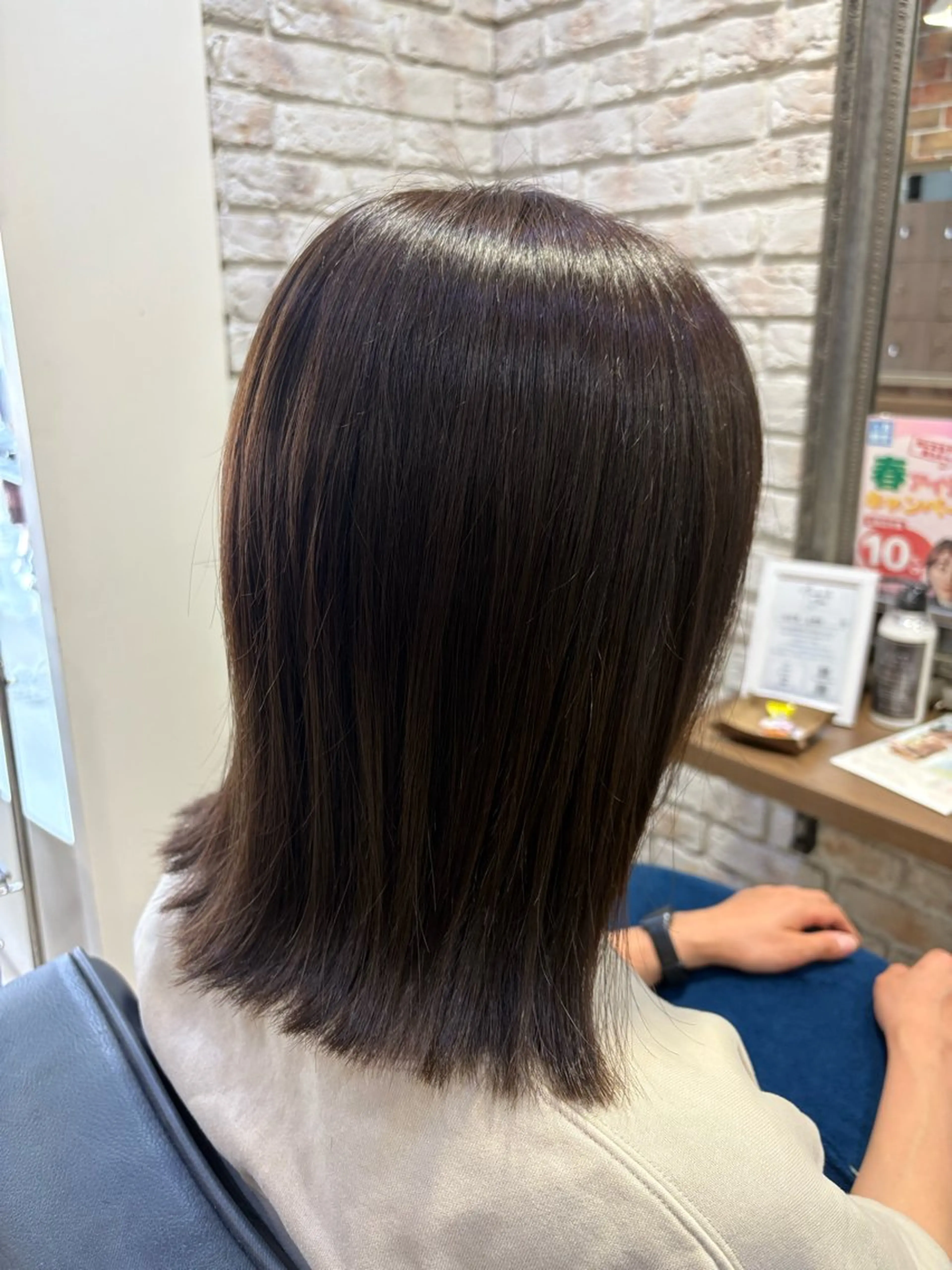 セミロング 田中 元規のヘアスタイル
