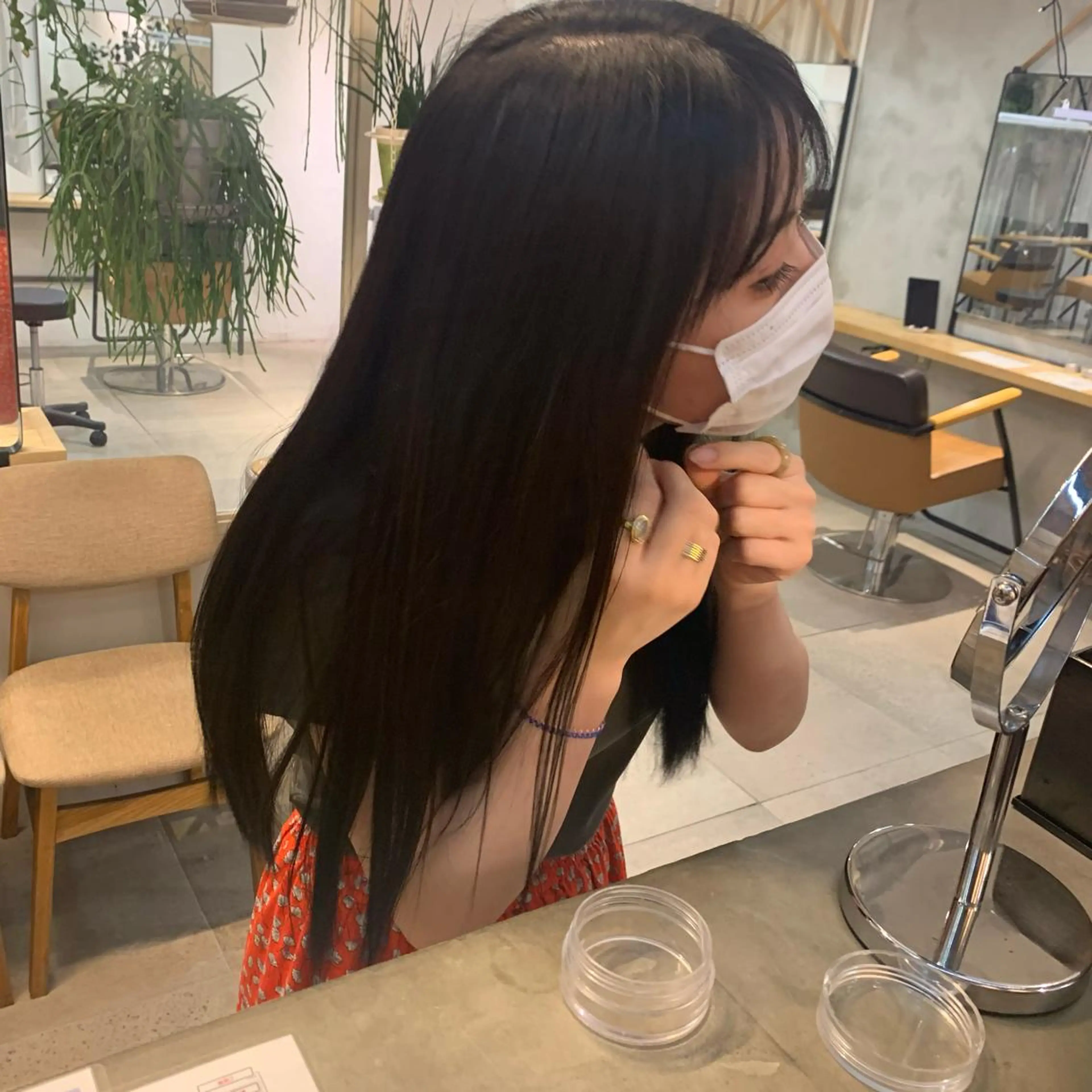 ロング カラー REINA☁️透明感 カラー/ぷつっと♡のヘアスタイル