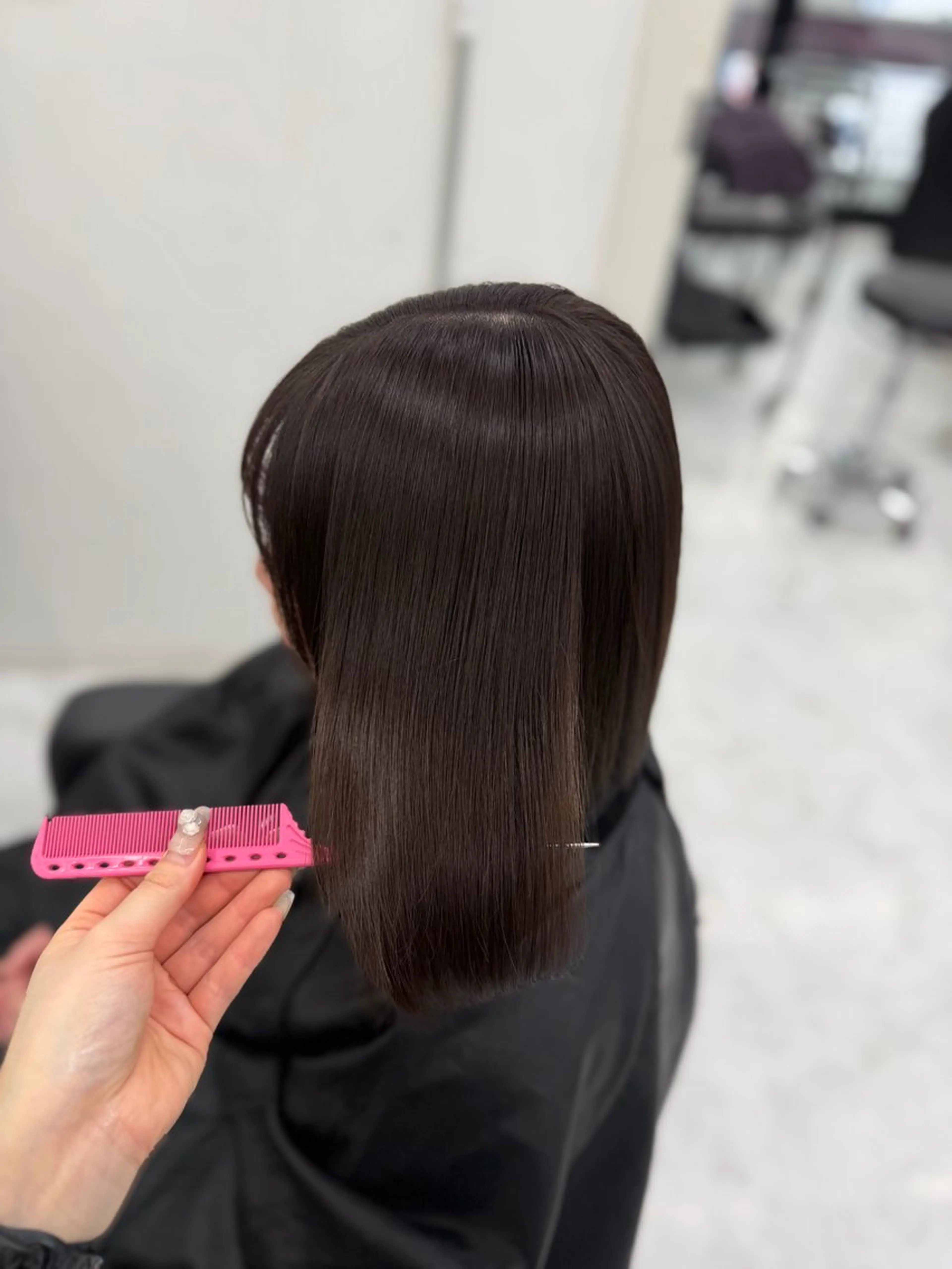 カラー カット ヘアカラー 透ける透明感カラー 🤍anju🎀のヘアスタイル