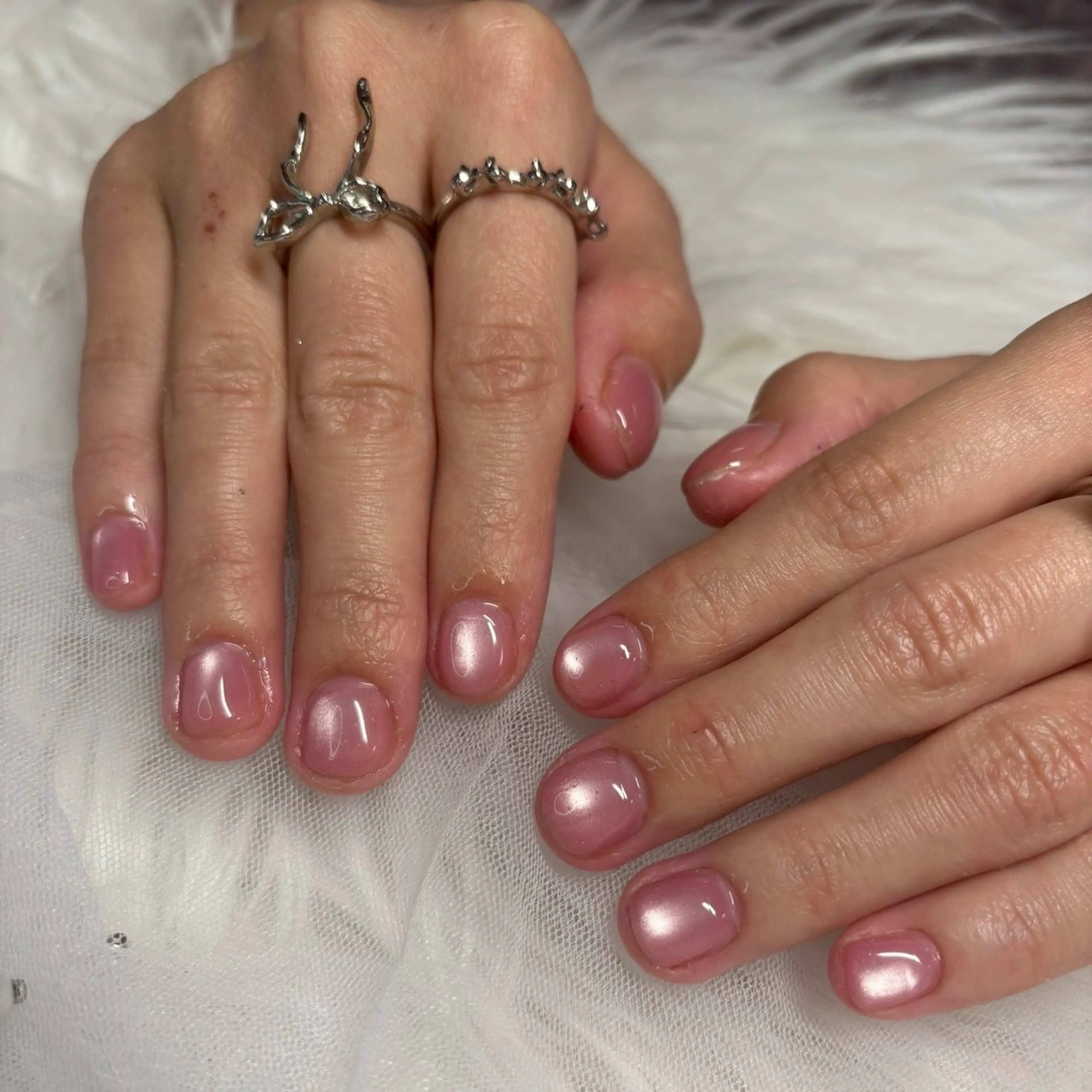 ネイル オーロラネイル フラッシュネイル ジェルネイル マグネットネイル パラジェル cerisier セリシールのネイルデザイン