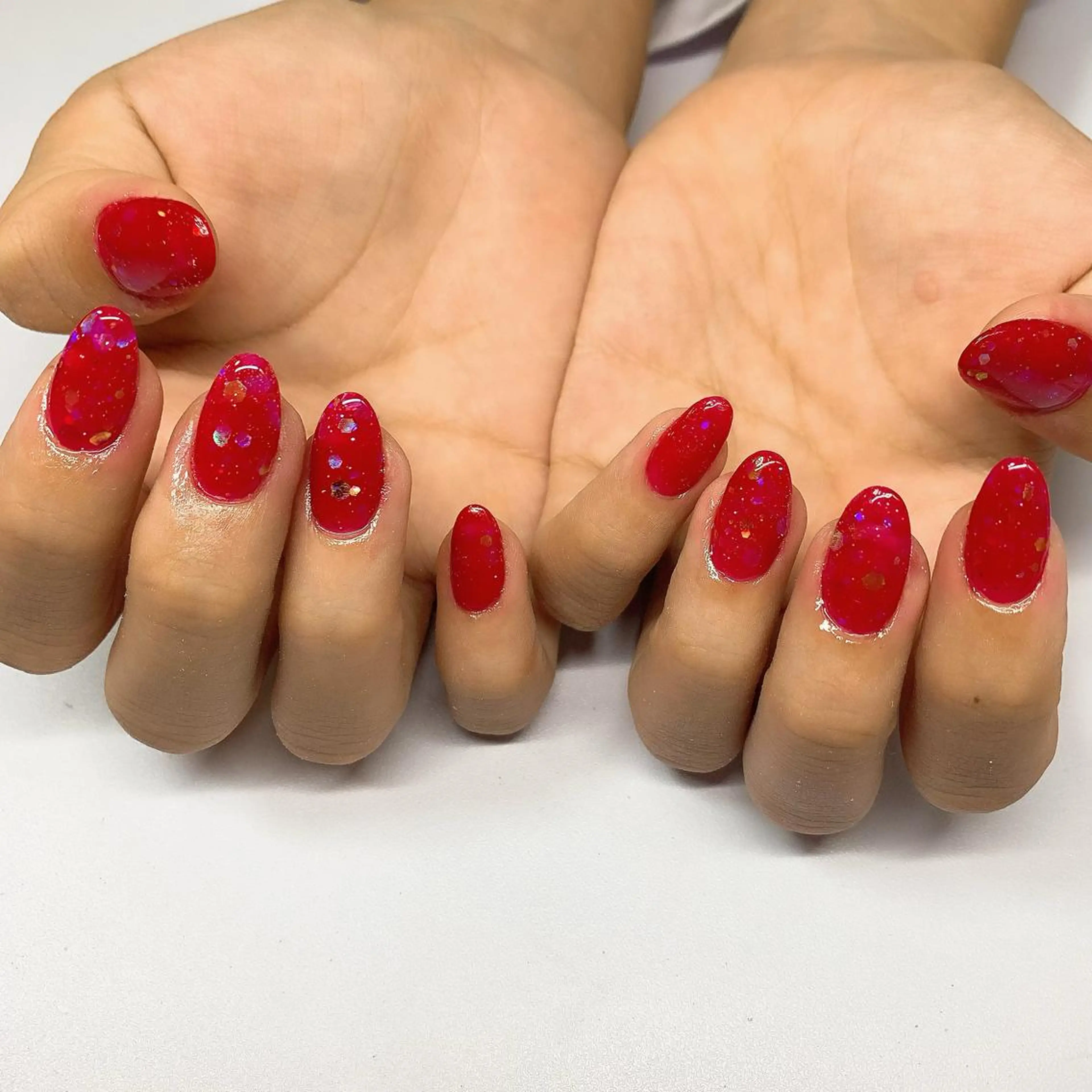 ネイル ジェルネイル ワンカラーネイル スカルプネイル ハンドネイル vivi nailのネイルデザイン