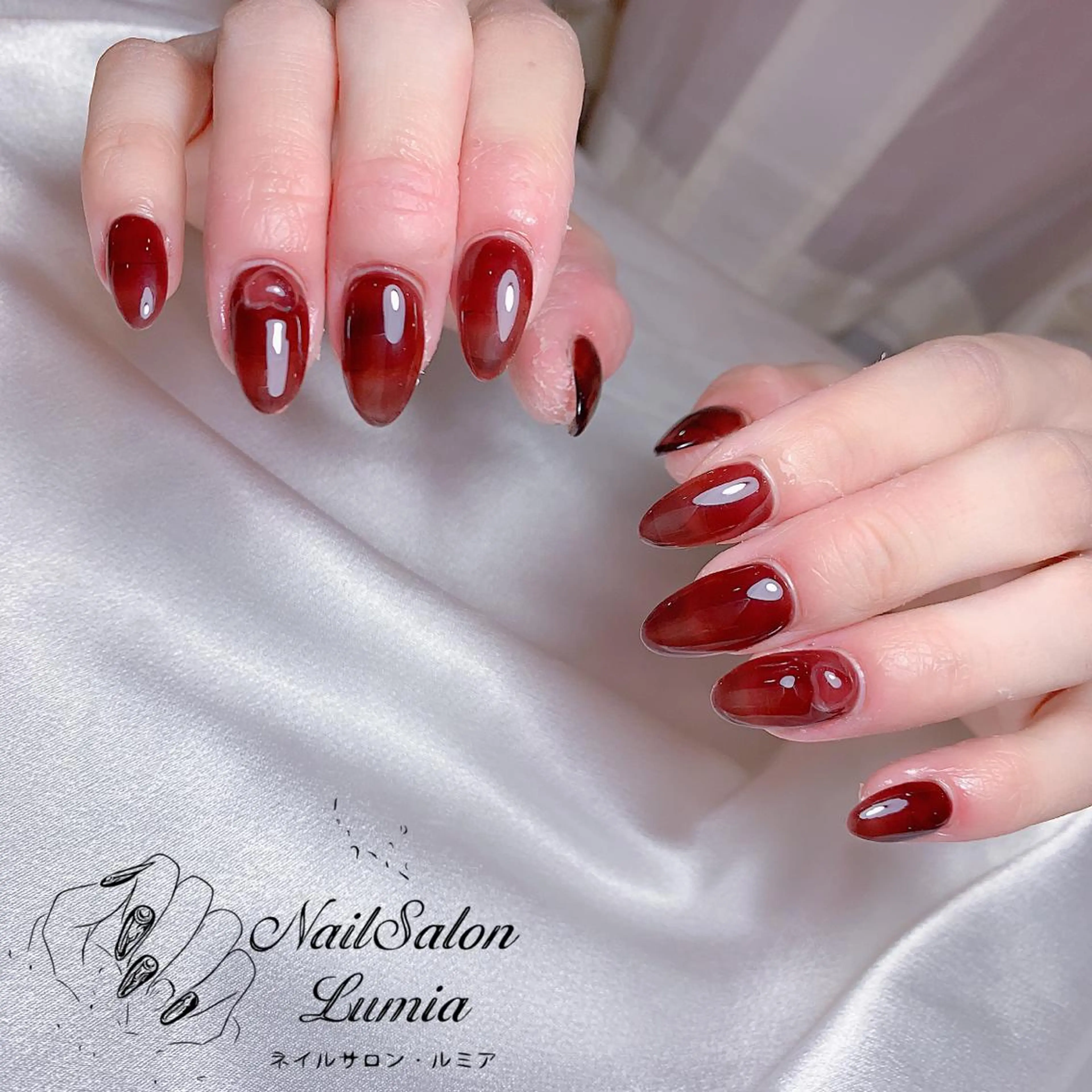 ネイル ハンドネイル ネイルサロン ルミア Lumia 店長のネイルデザイン