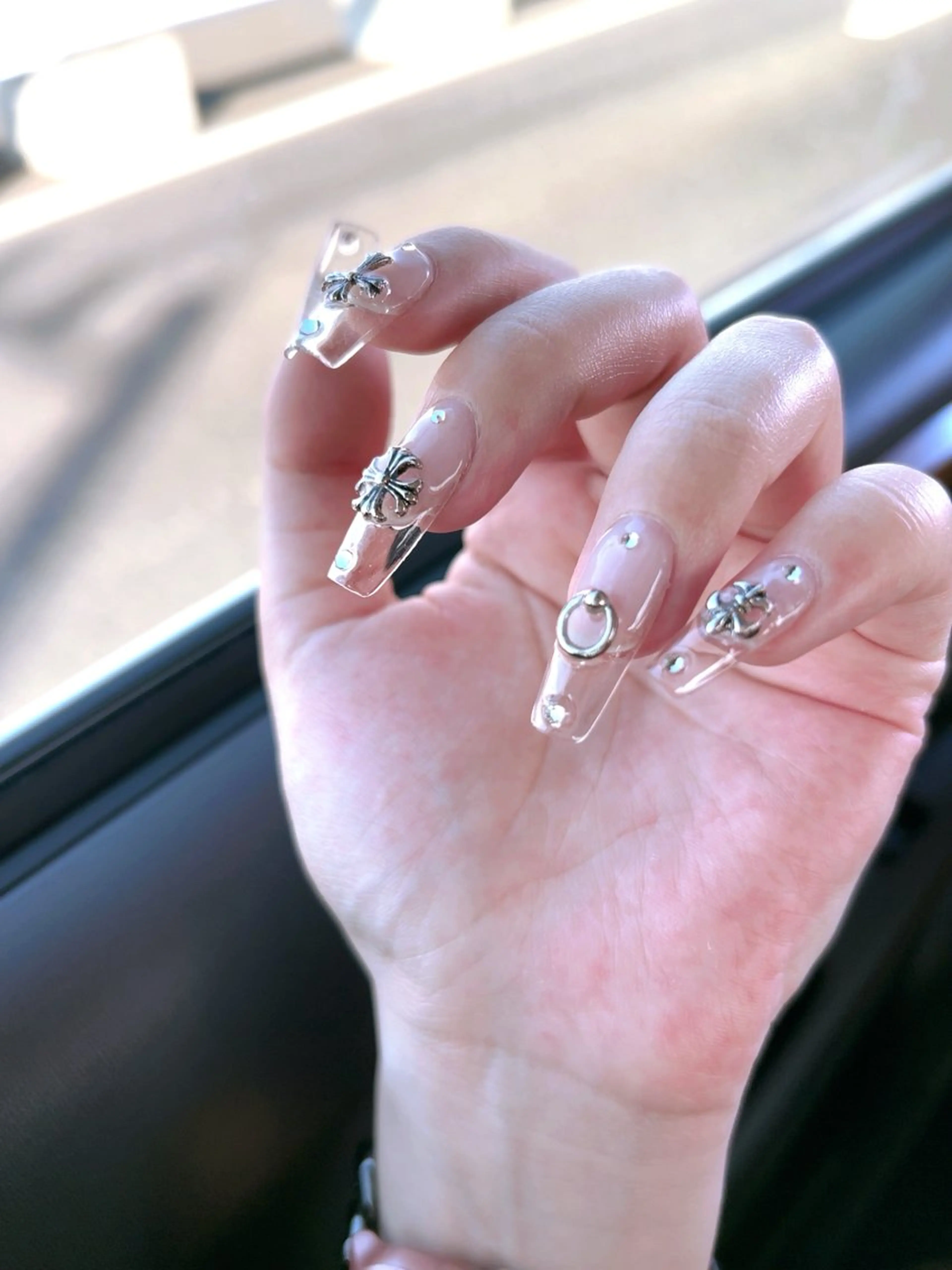 ネイル クリアネイル ジェルネイル スカルプネイル NAIL SALON QUILL 宇都宮店所属・Nemoto Kのネイルデザイン