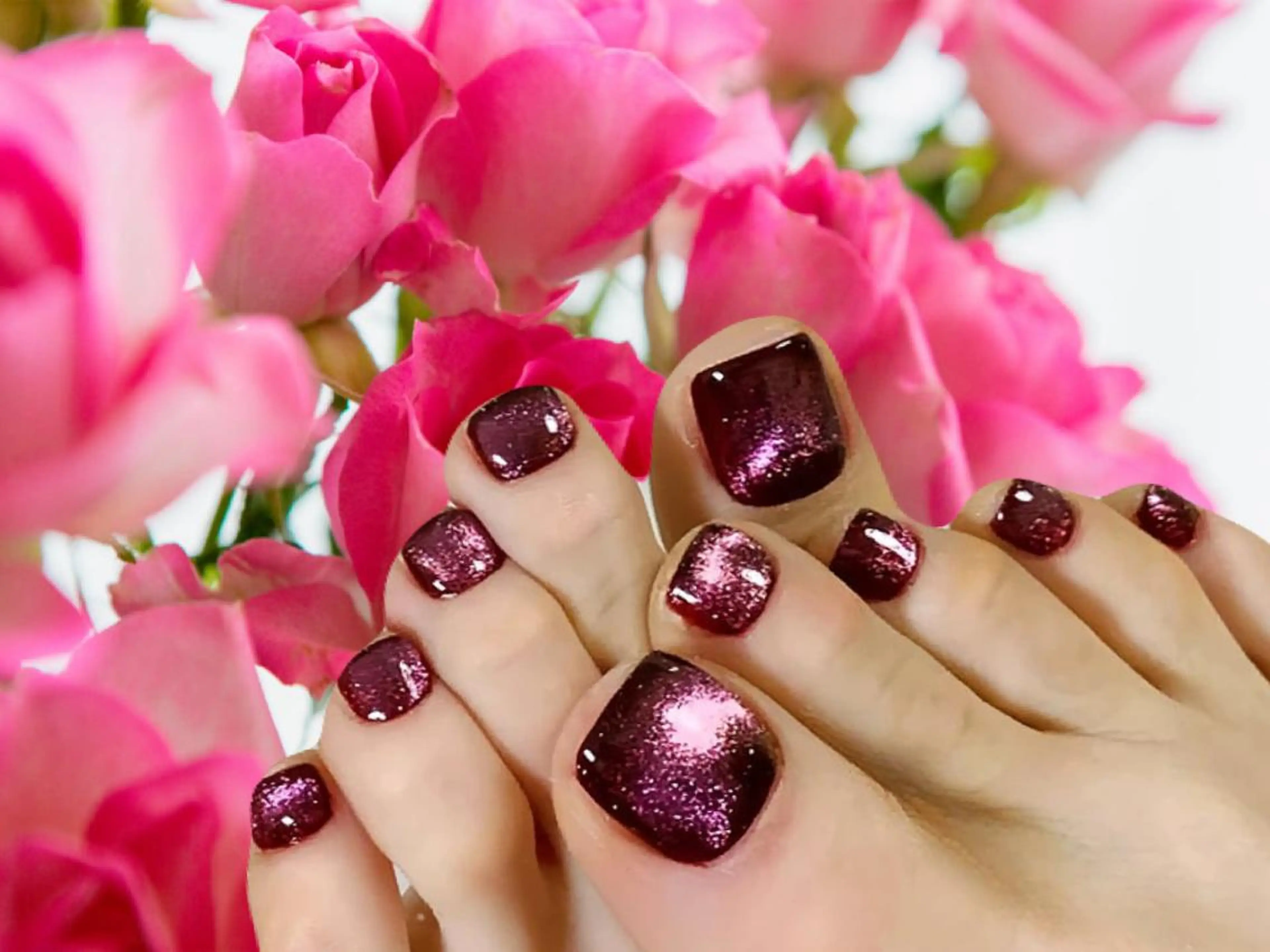 ネイル アートネイル フットネイル マグネットネイル アップネイル 鶴田のネイルデザイン