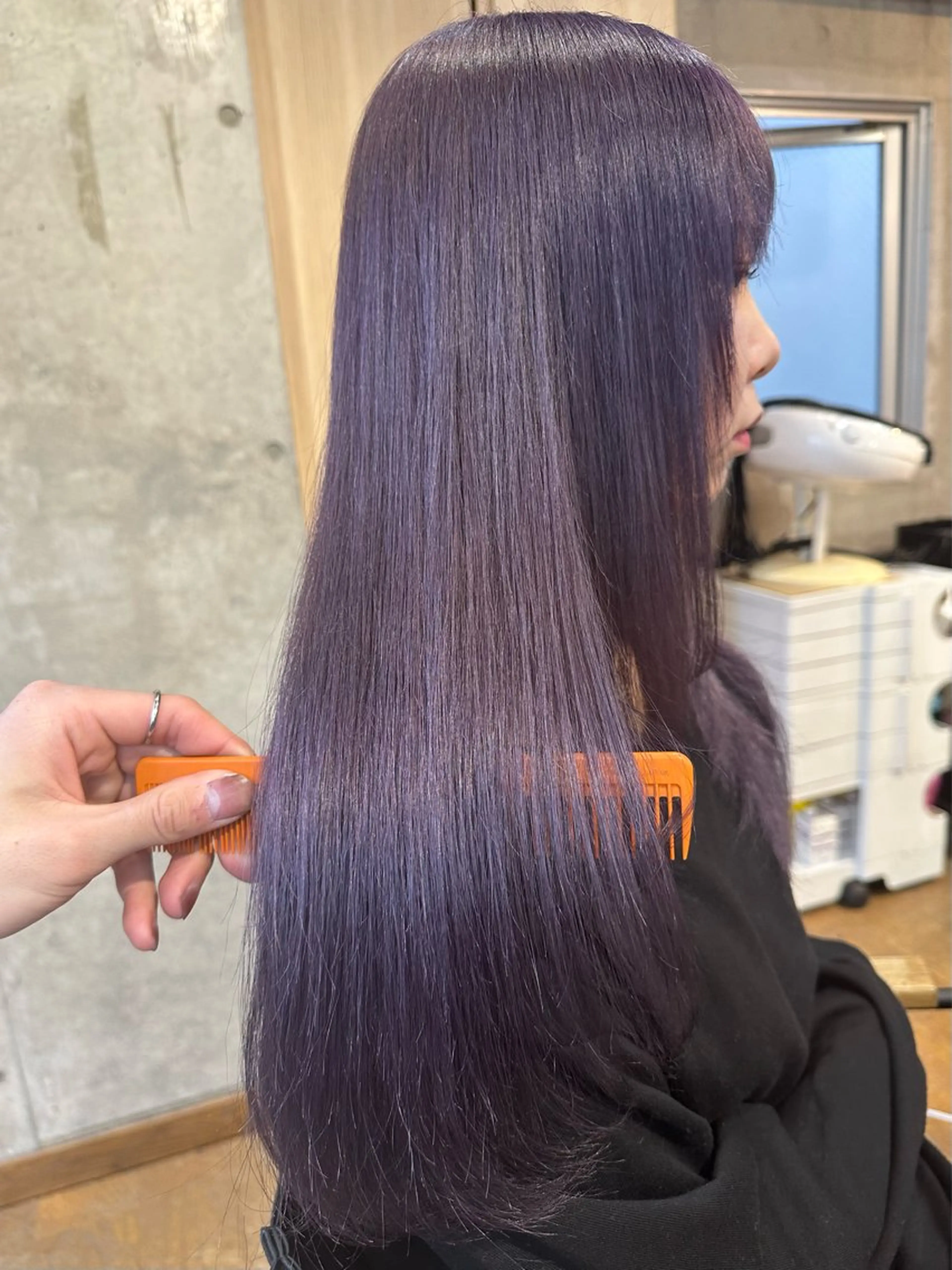 ロング カラー アディクシーカラー ブリーチ ケアブリーチ ダブルカラー イヤリングカラー fullbloom hair&spa所属・DAIKIベージュ 🍂レイヤーカットのヘアスタイル