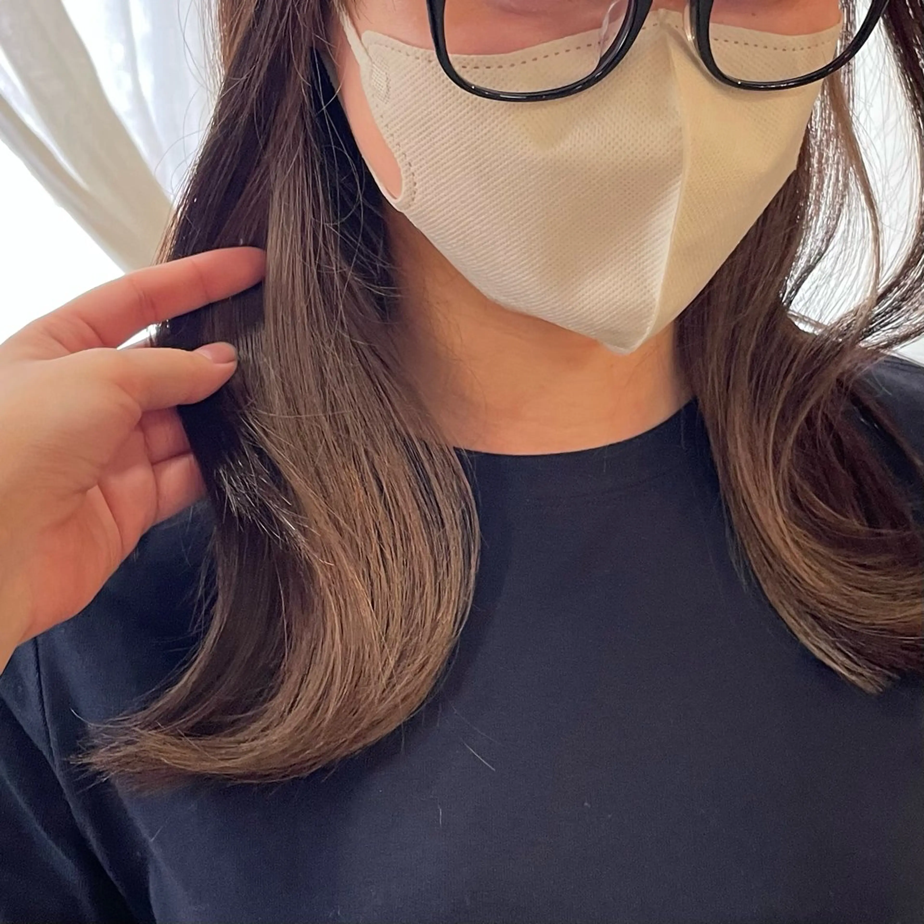 カラー 山下 悠月のヘアスタイル