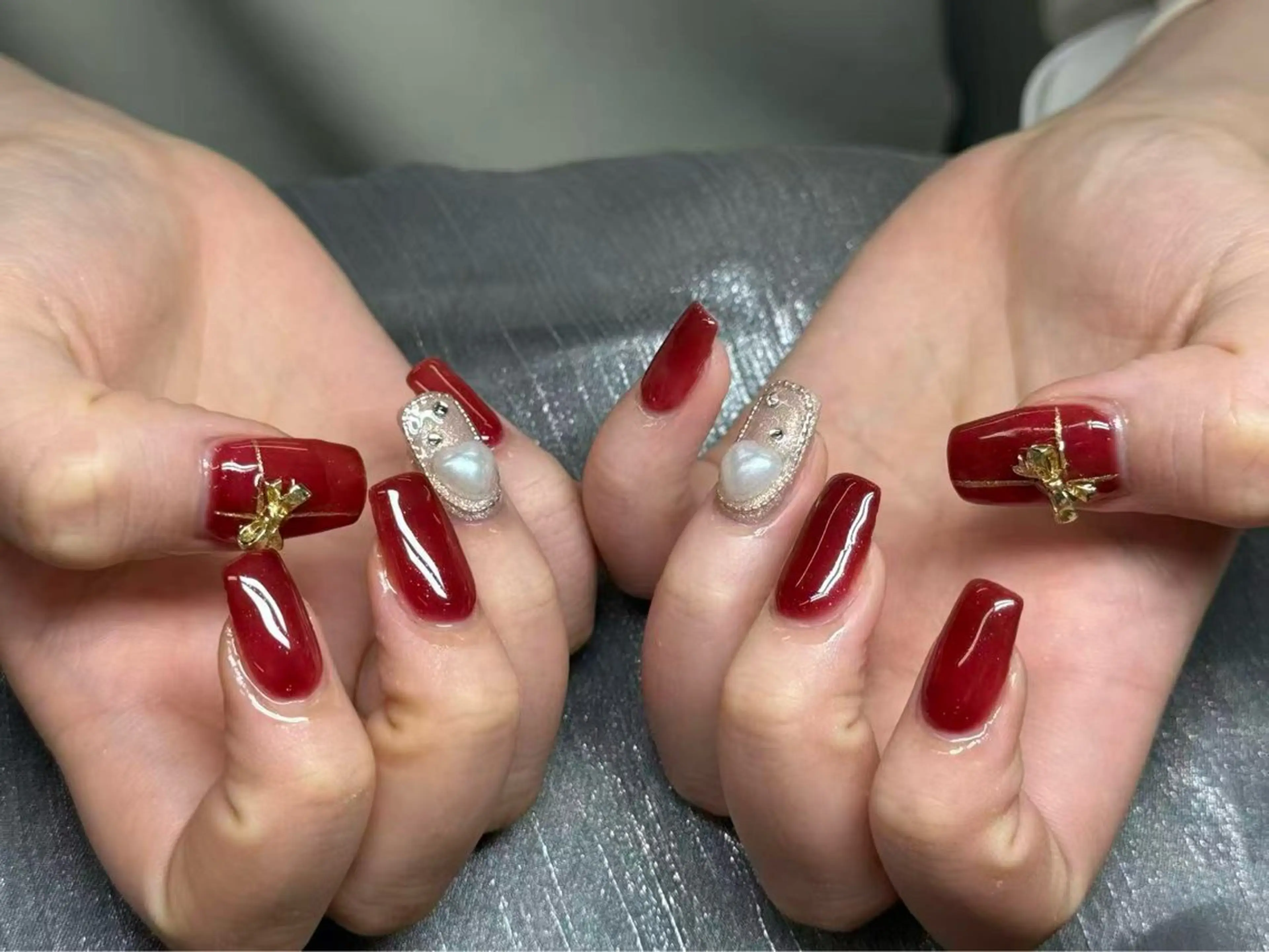 ネイル ハンドネイル Ui_Amor (パラジェル)のネイルデザイン