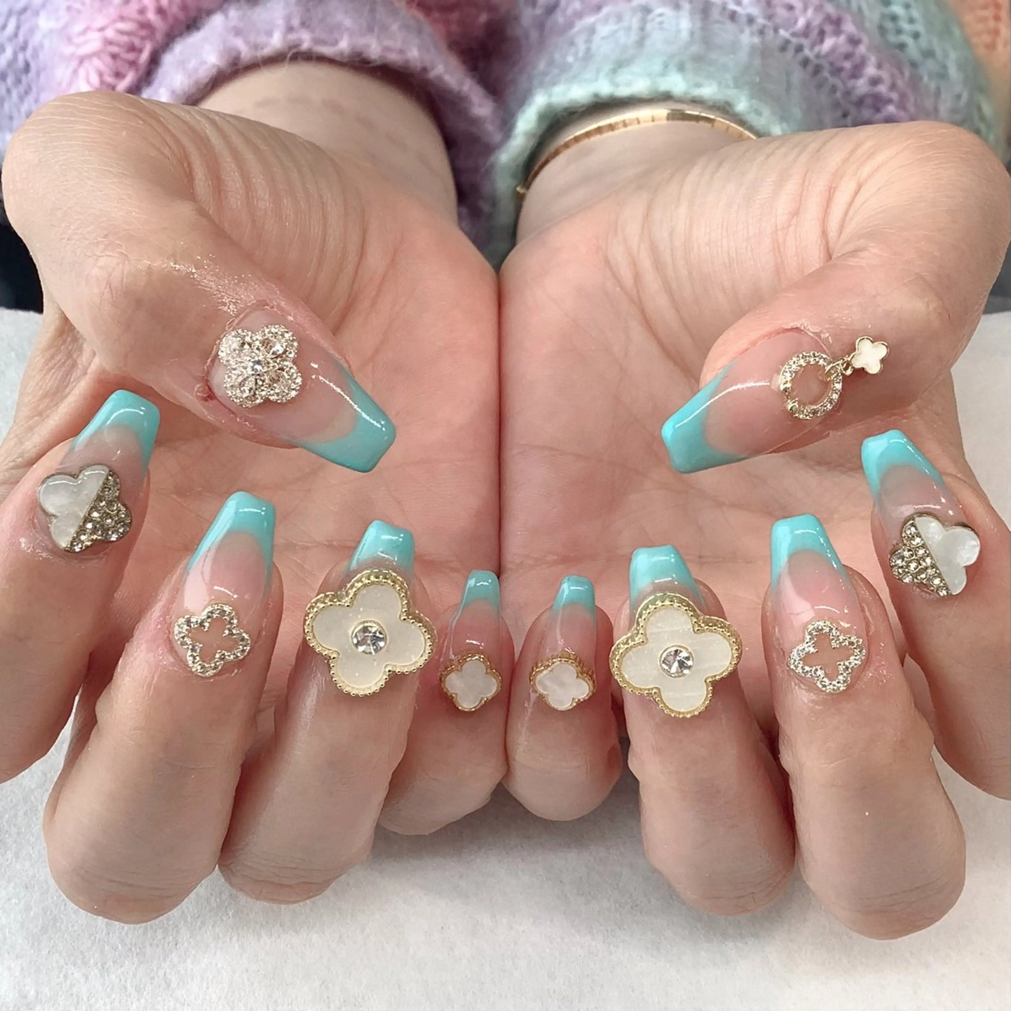 ネイル ハンドネイル 💎🐰 saki. m 🐰💎のネイルデザイン