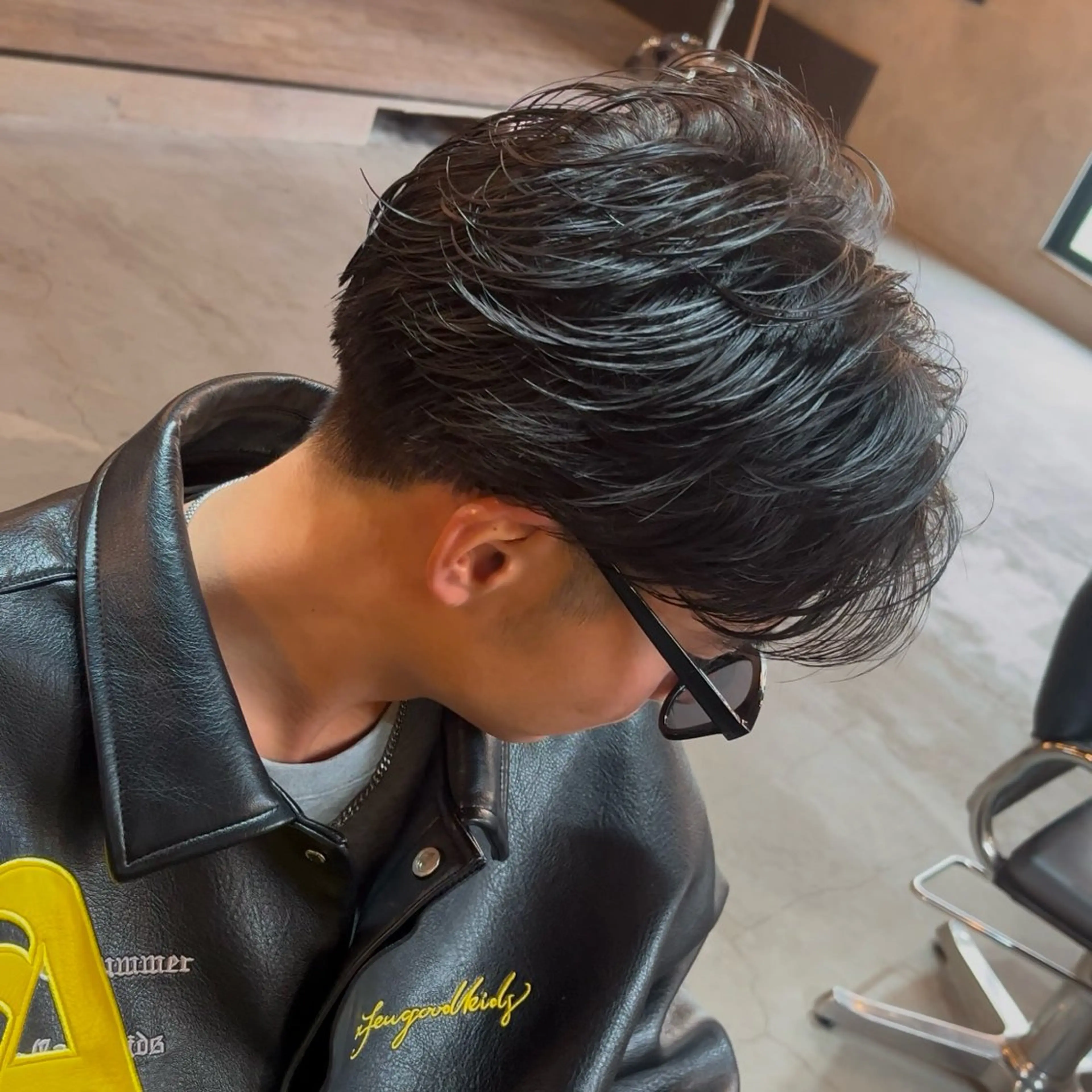 パーマ メンズ シャドウ/縮毛矯正 メンズカット/みのるのヘアスタイル