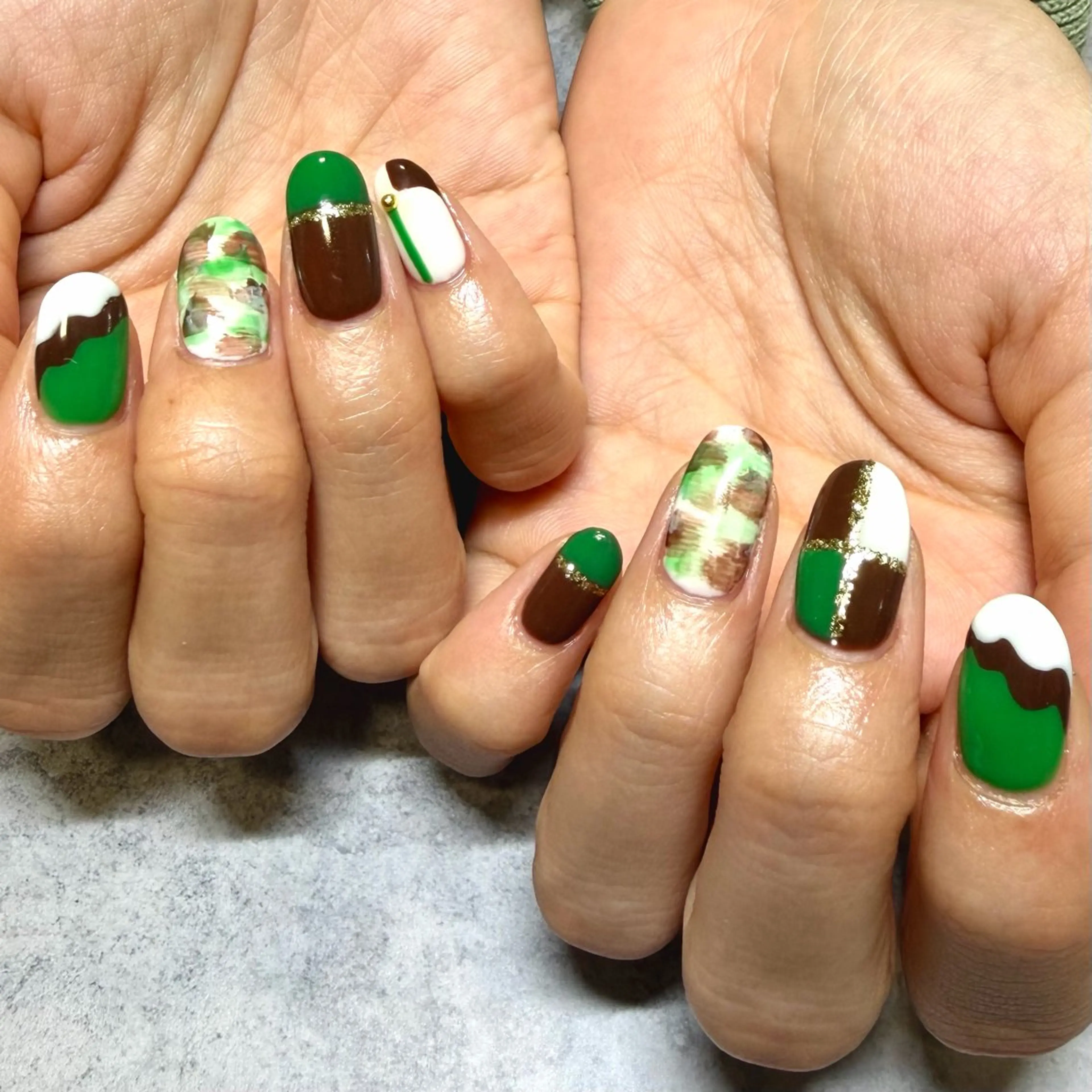 ネイル ハンドネイル エリシアン ビューティーネイルのネイルデザイン