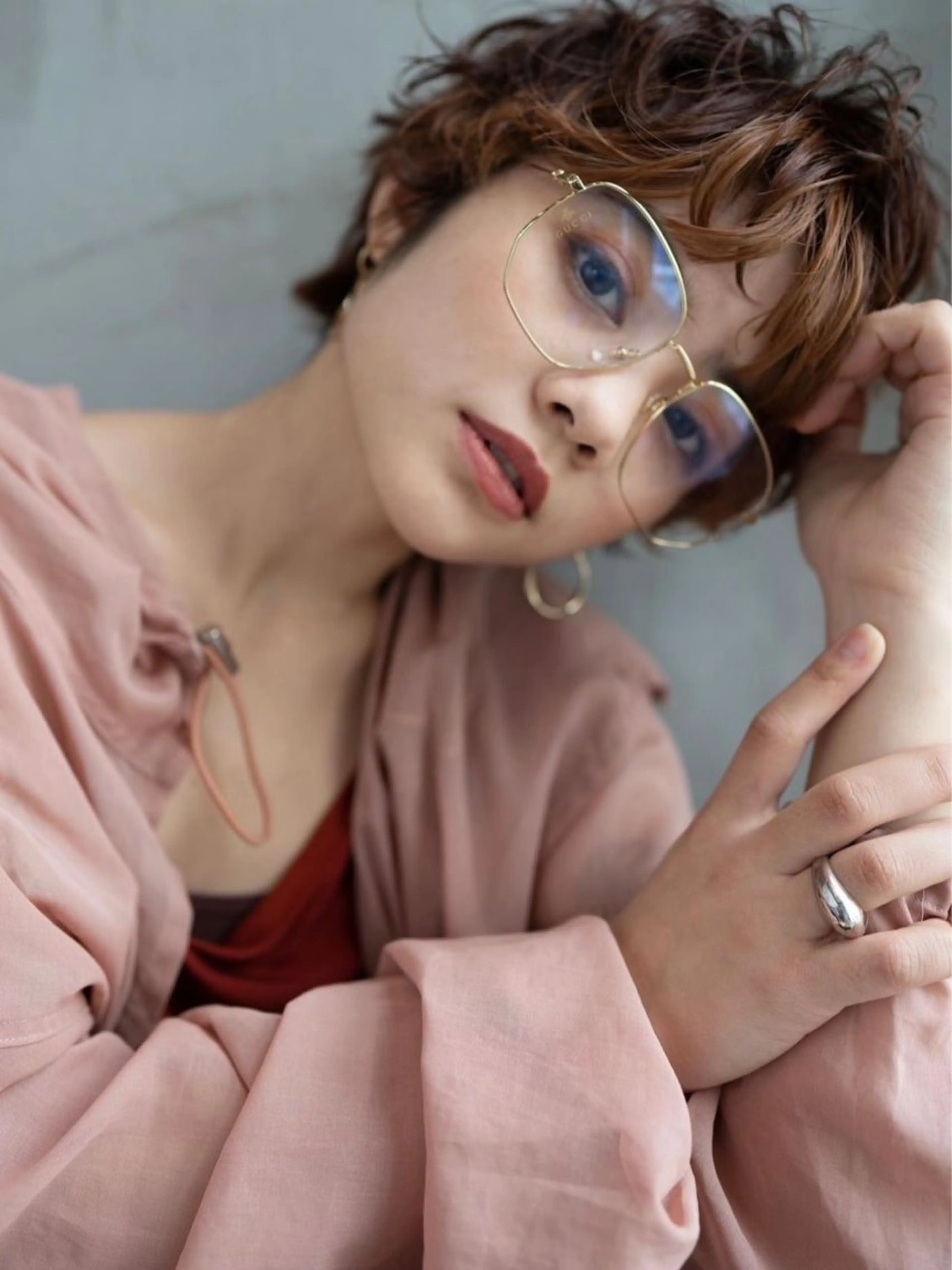 ショート カラー カット ヘアカラー トリートメント 🉐レイヤー/塩見 弘樹🉐渋谷のヘアスタイル