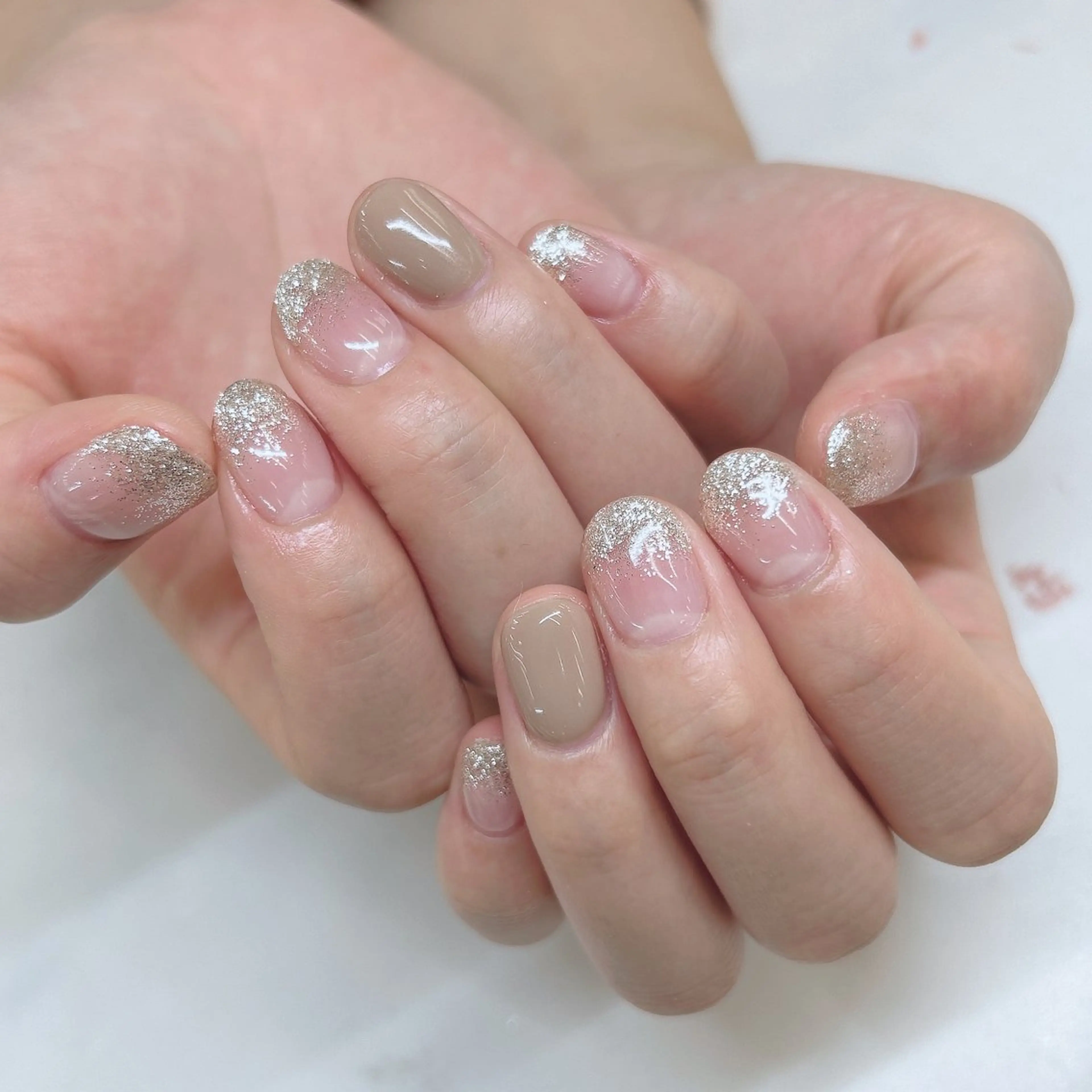 ネイル ラメ(グリッター) MAXKELLY TSUGUMIのネイルデザイン