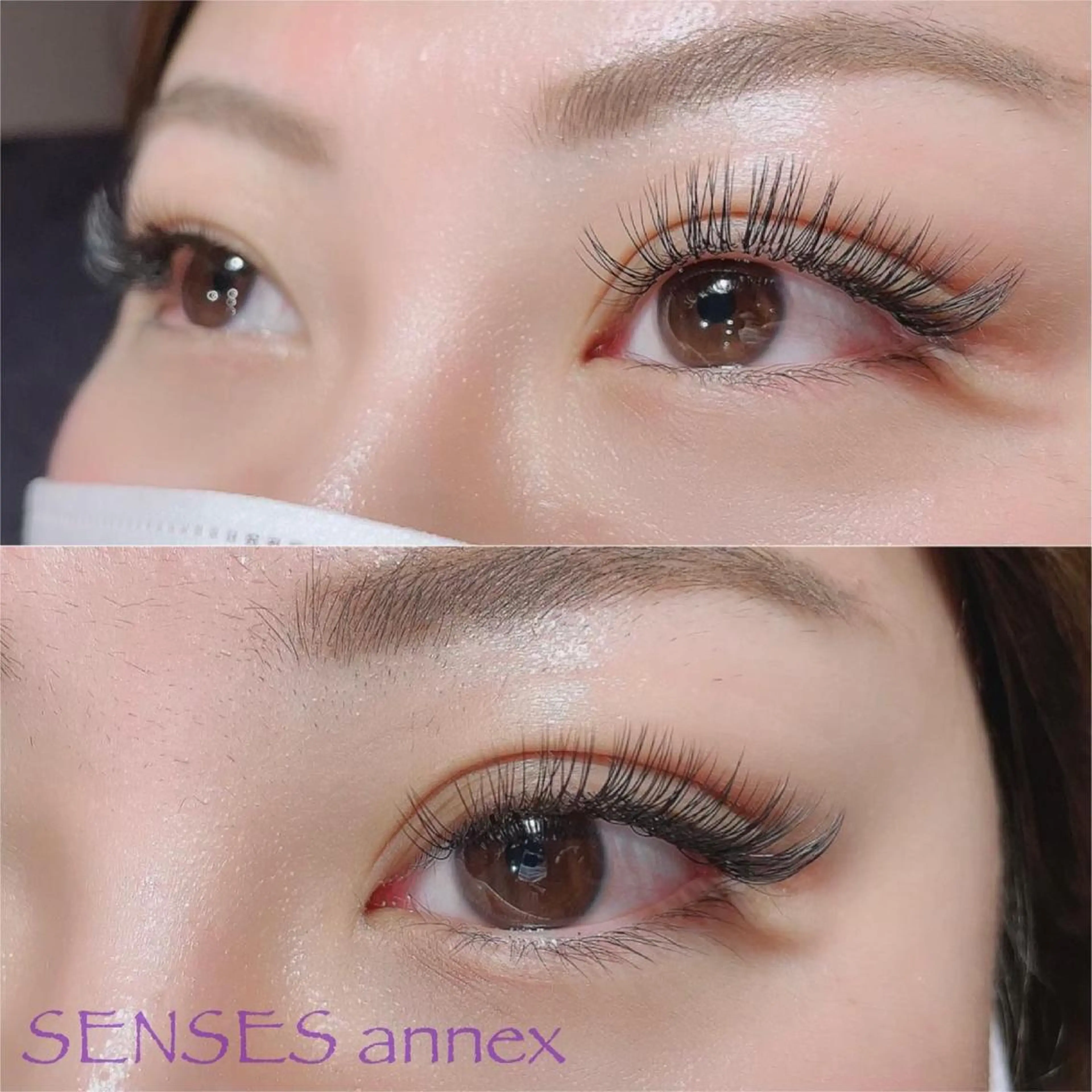 マツエク・マツパ 付け放題 ミンク SENSES_ WAKAのマツエク・マツパデザイン