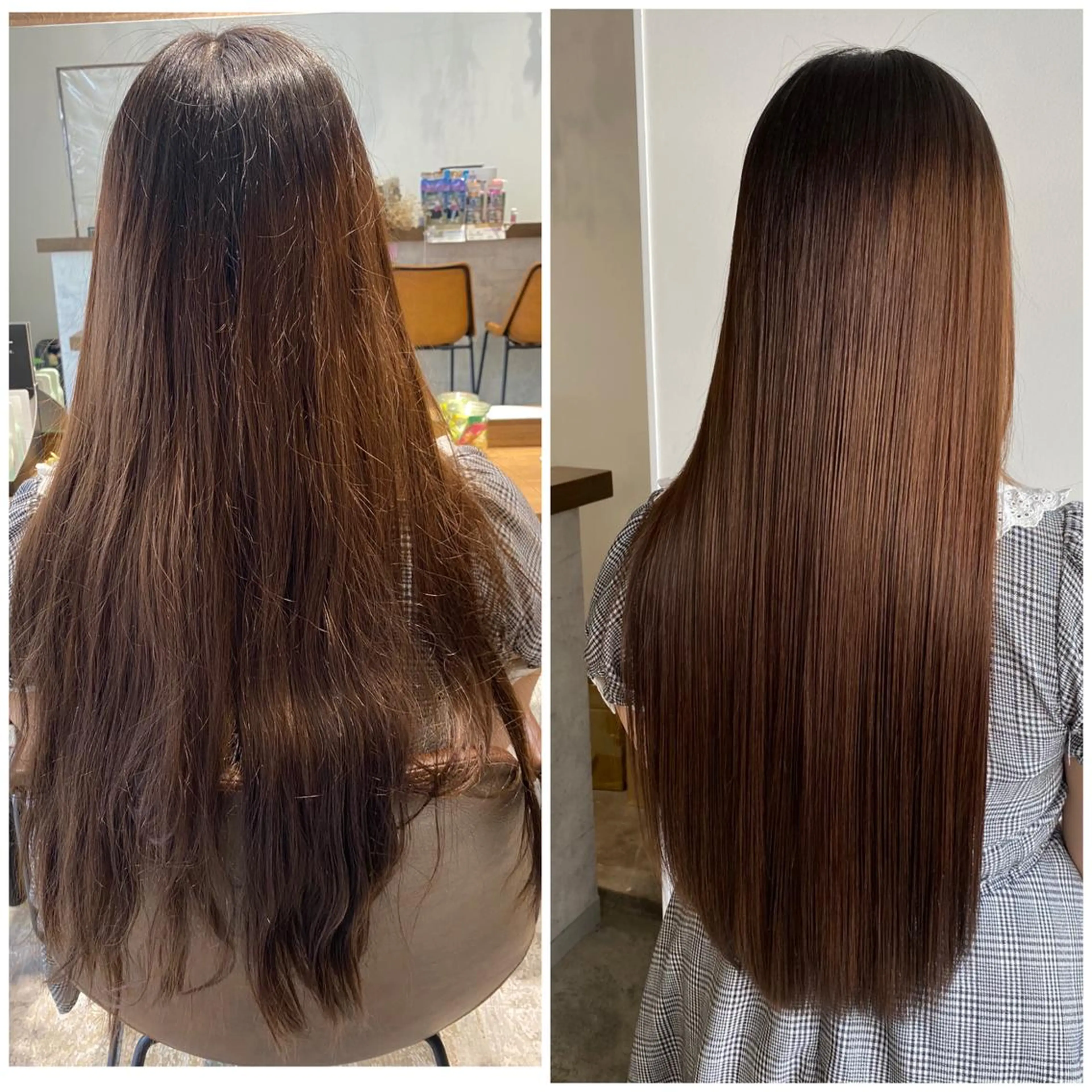 理想の美髪に!✨ツヤさら✨カット+髪質改善+フルカラー¥21000→¥17000の写真