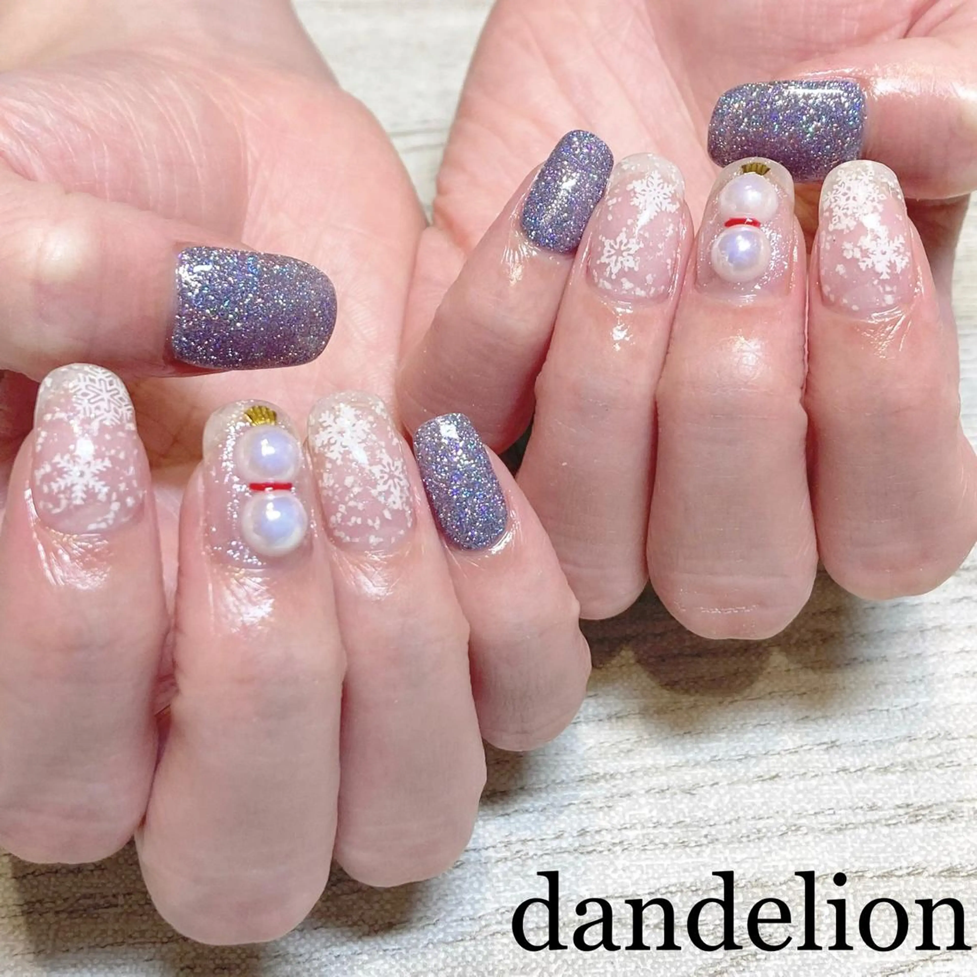 ネイル ハンドネイル ハンドケア dandelion ダンデライオンのネイルデザイン