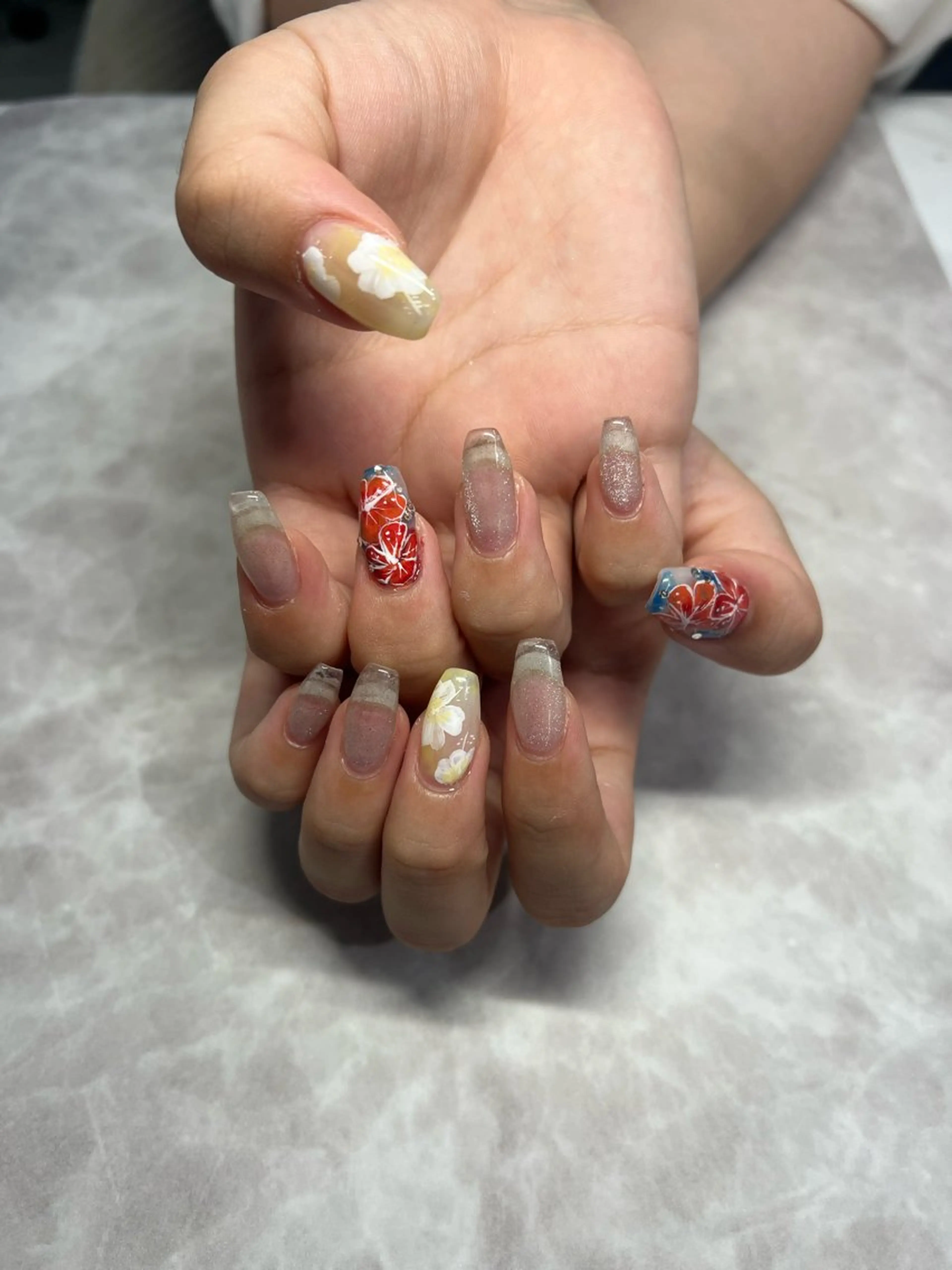 ネイル Rich to半田店所属・榊原 千莉のネイルデザイン