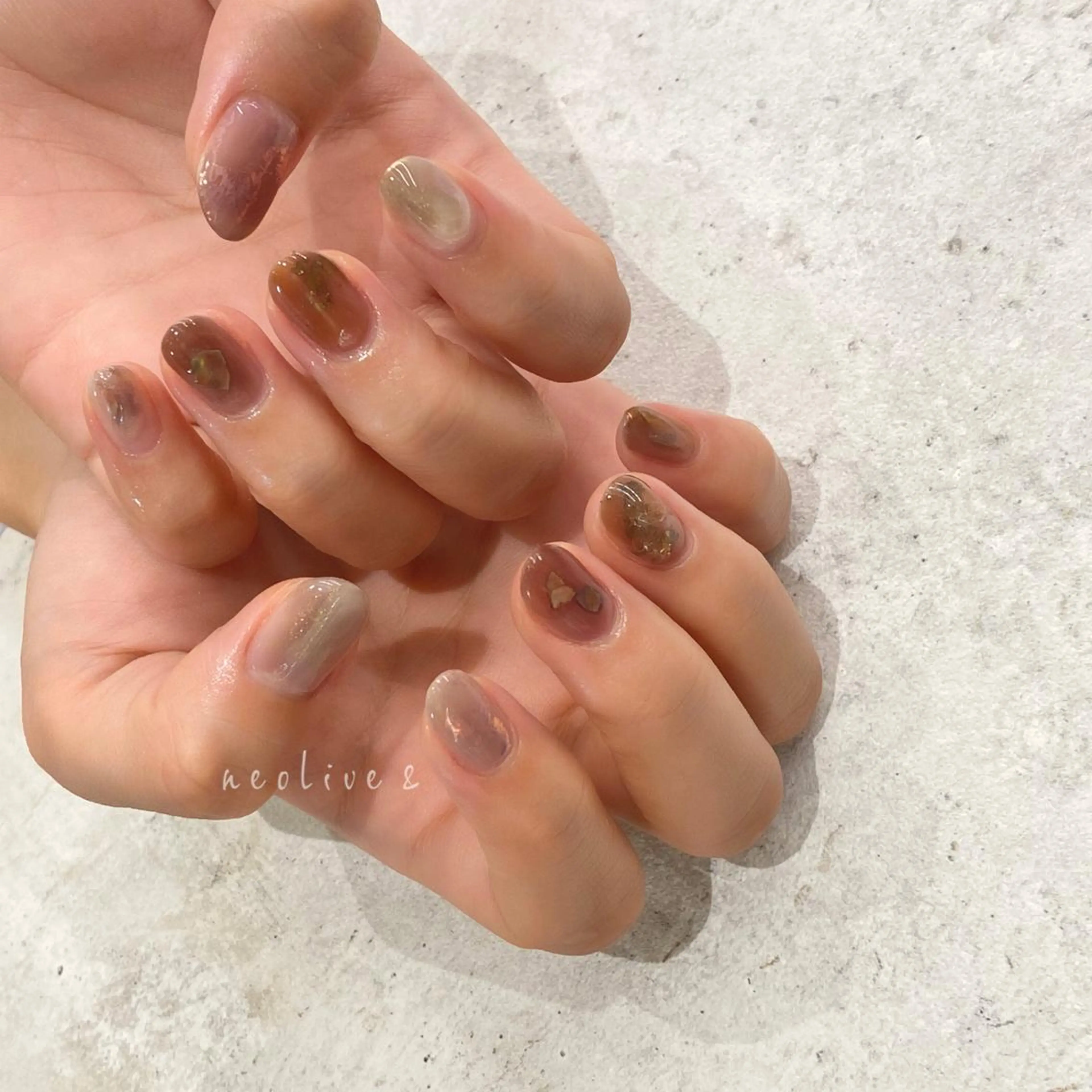 ネイル ハンドネイル Yuriko Omi パラジェル/渋谷のネイルデザイン