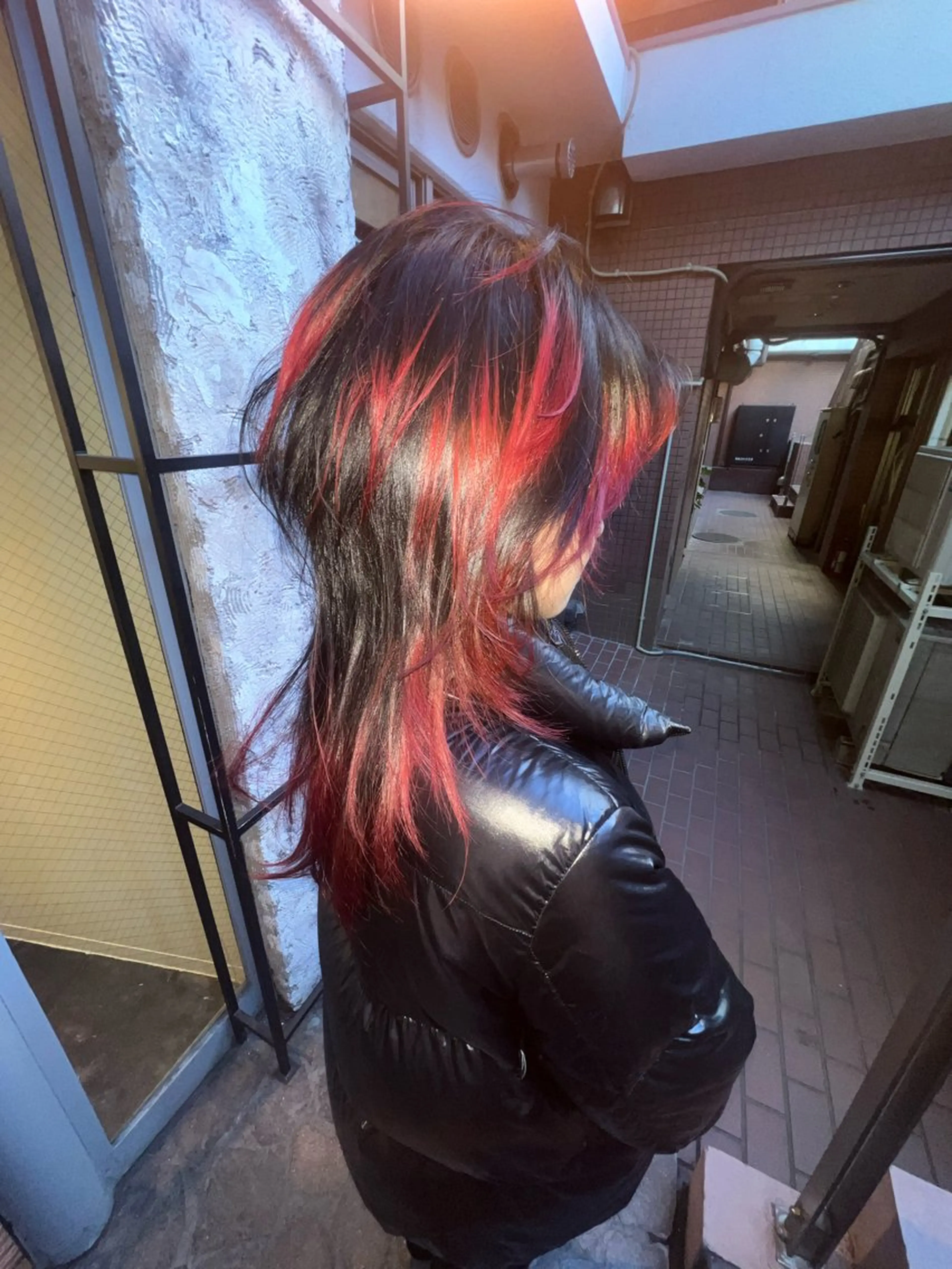 ロング カラー カット ヘアカラー haco＋所属・圧倒的デザイン力 店長🎨RENAのヘアスタイル