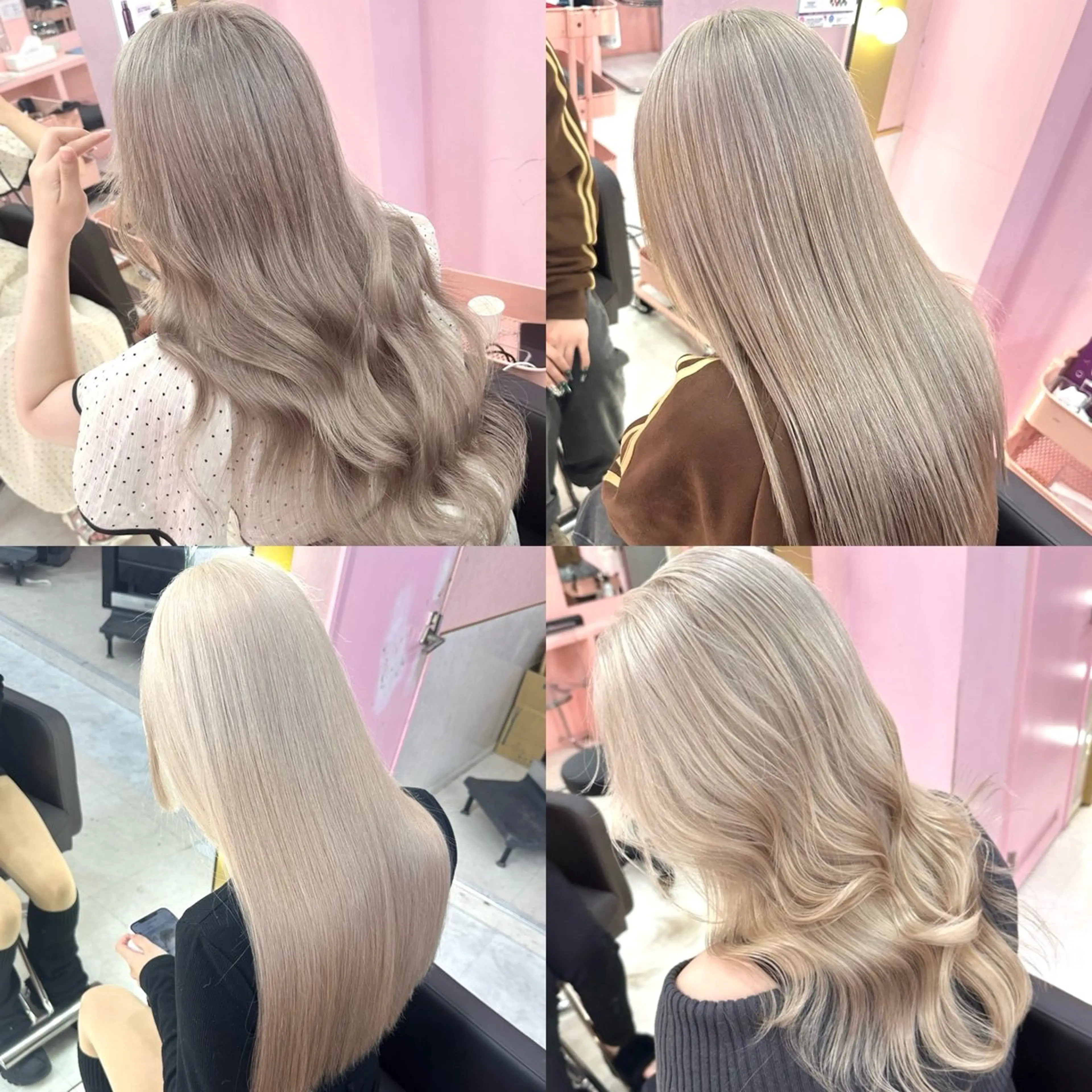 【初ブリーチにオススメ💍】人気No.1🦄ナチュラルブリーチ➕韓国風艶カラー➕高保湿トリートメント✨【ミニモ学割】の写真