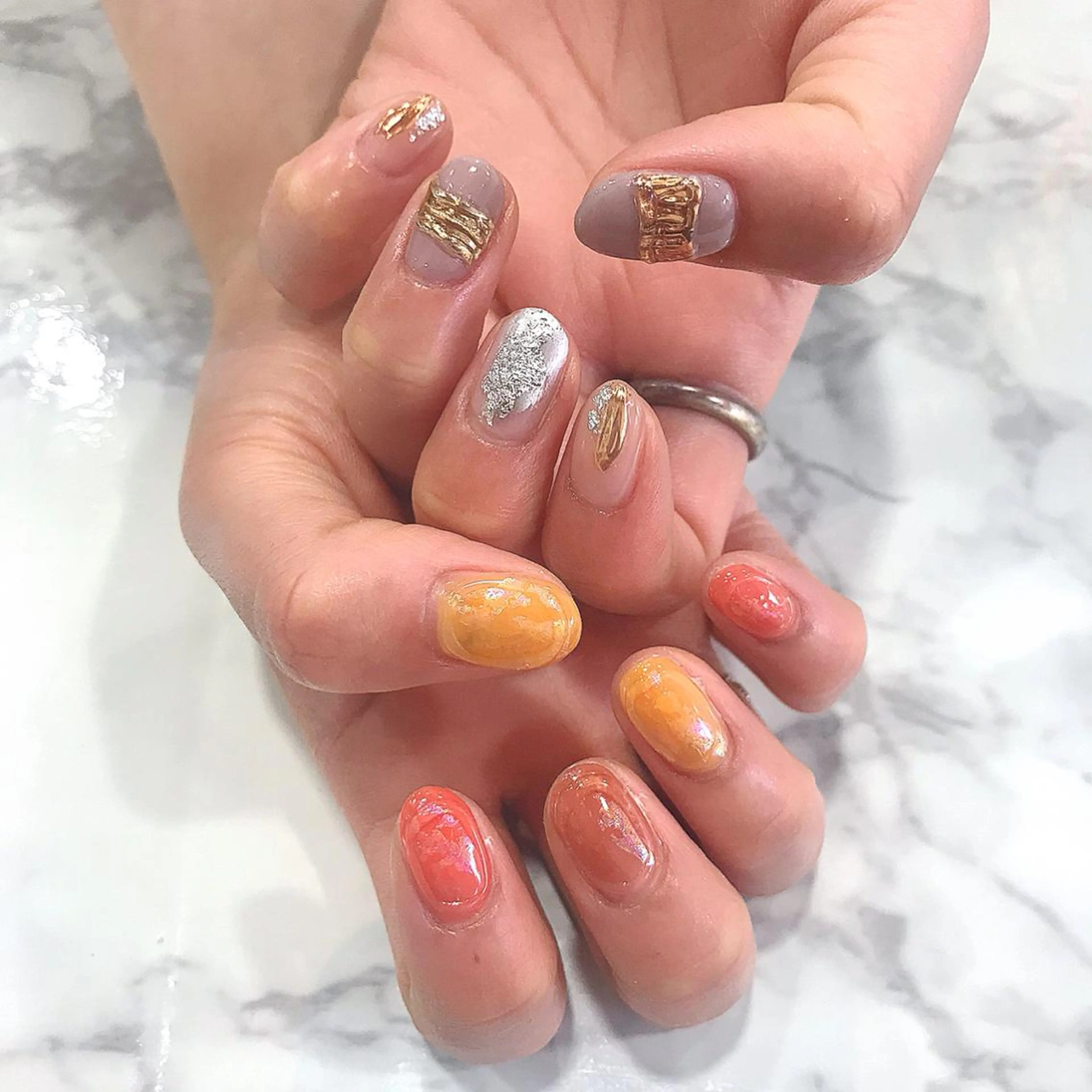 ネイル Allure小山店 後藤文香のネイルデザイン