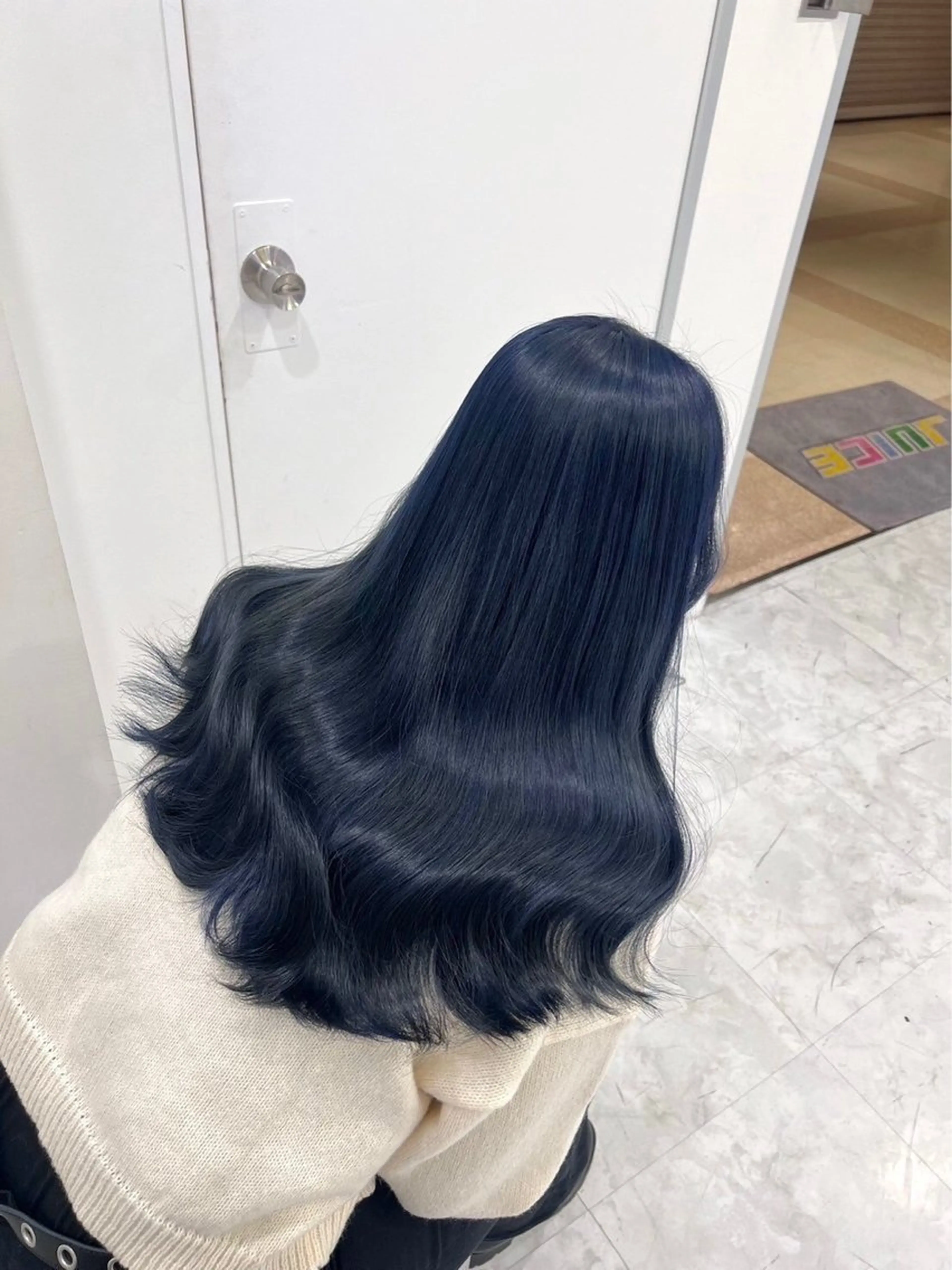 ロング カラー 韓国風暗髪ヘア🤍 🫧MIREIのヘアスタイル