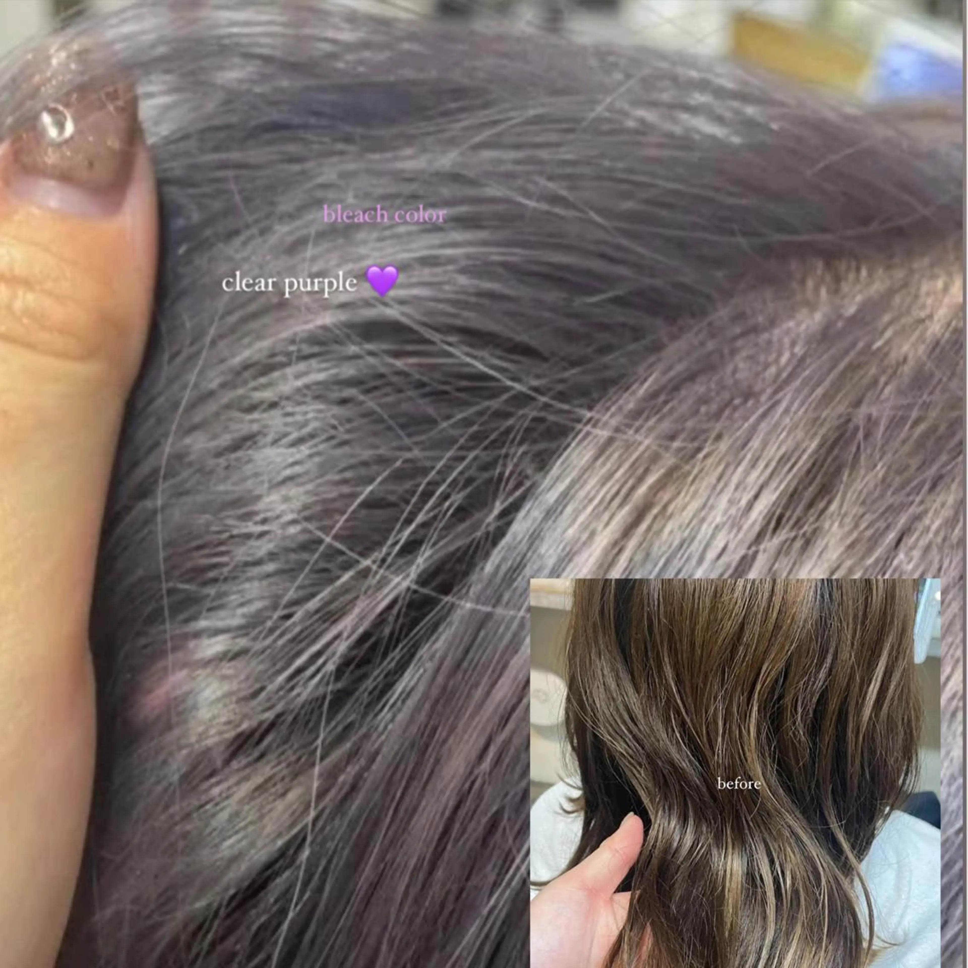 カラー 中村 帆花のヘアスタイル