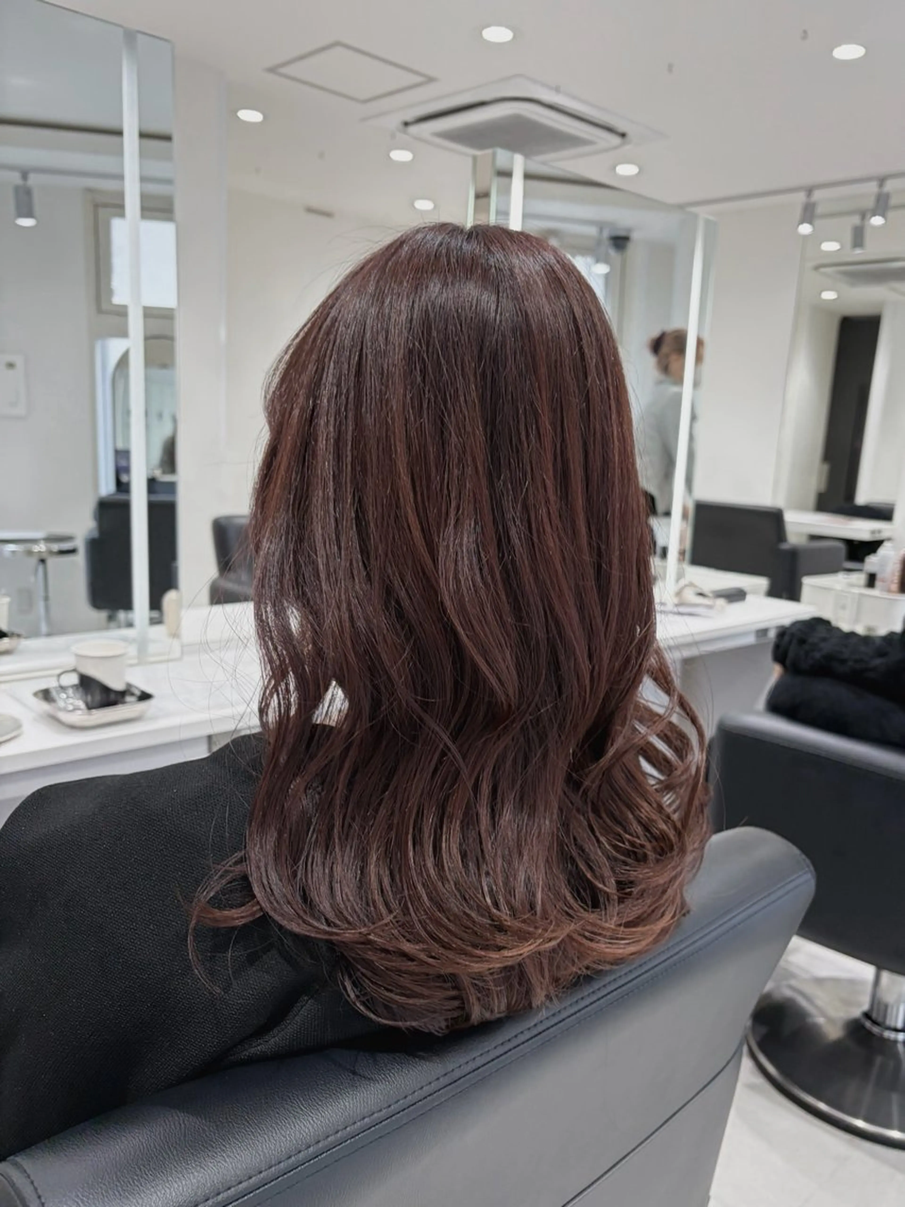 セミロング カラー カット ヘアカラー ヘアセット グレージュ/ベージュ /経堂/sana🌱のヘアスタイル