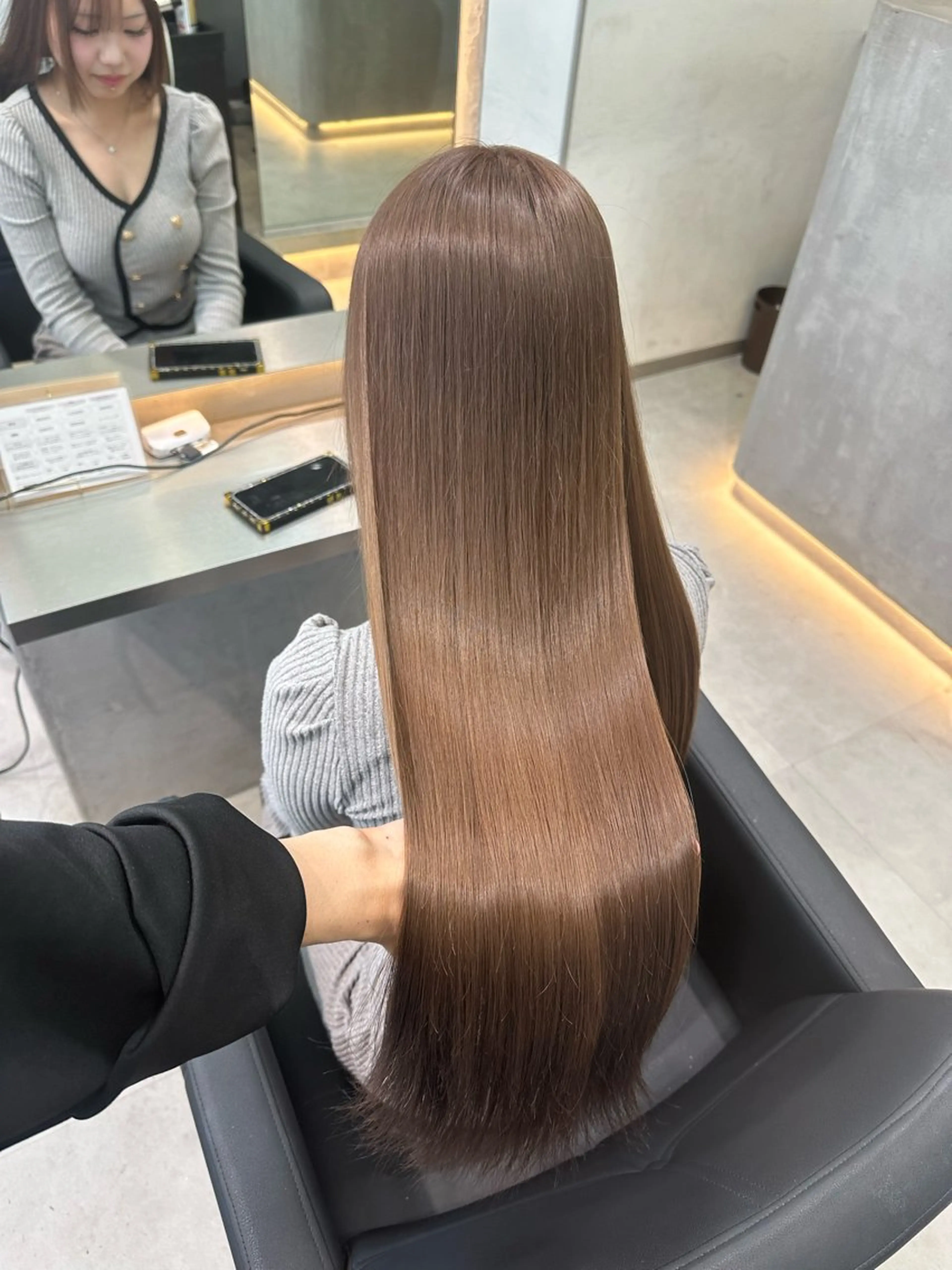 ロング カラー ヘアカラー 濵﨑 颯七のヘアスタイル