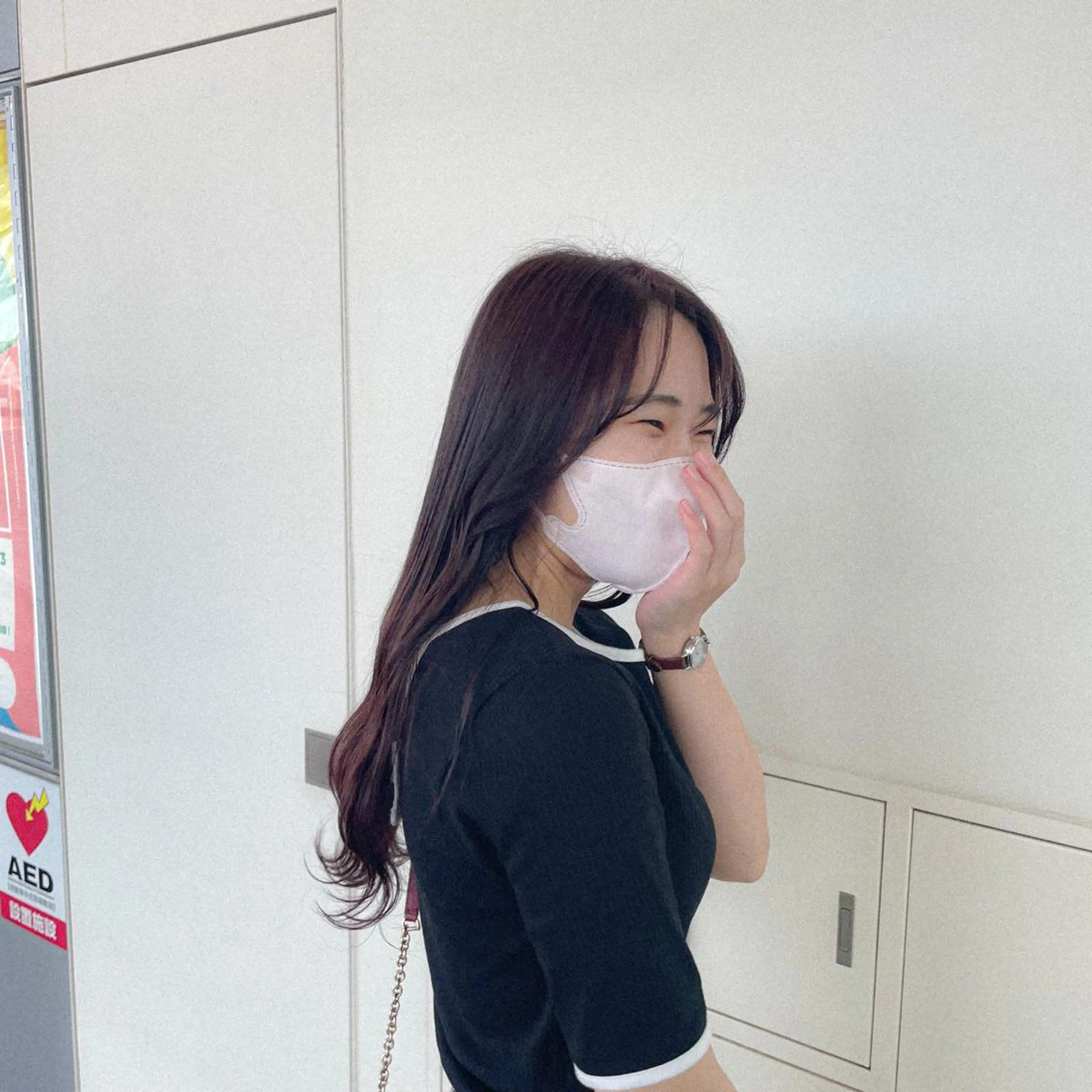 カラー 落合 美穂のヘアスタイル