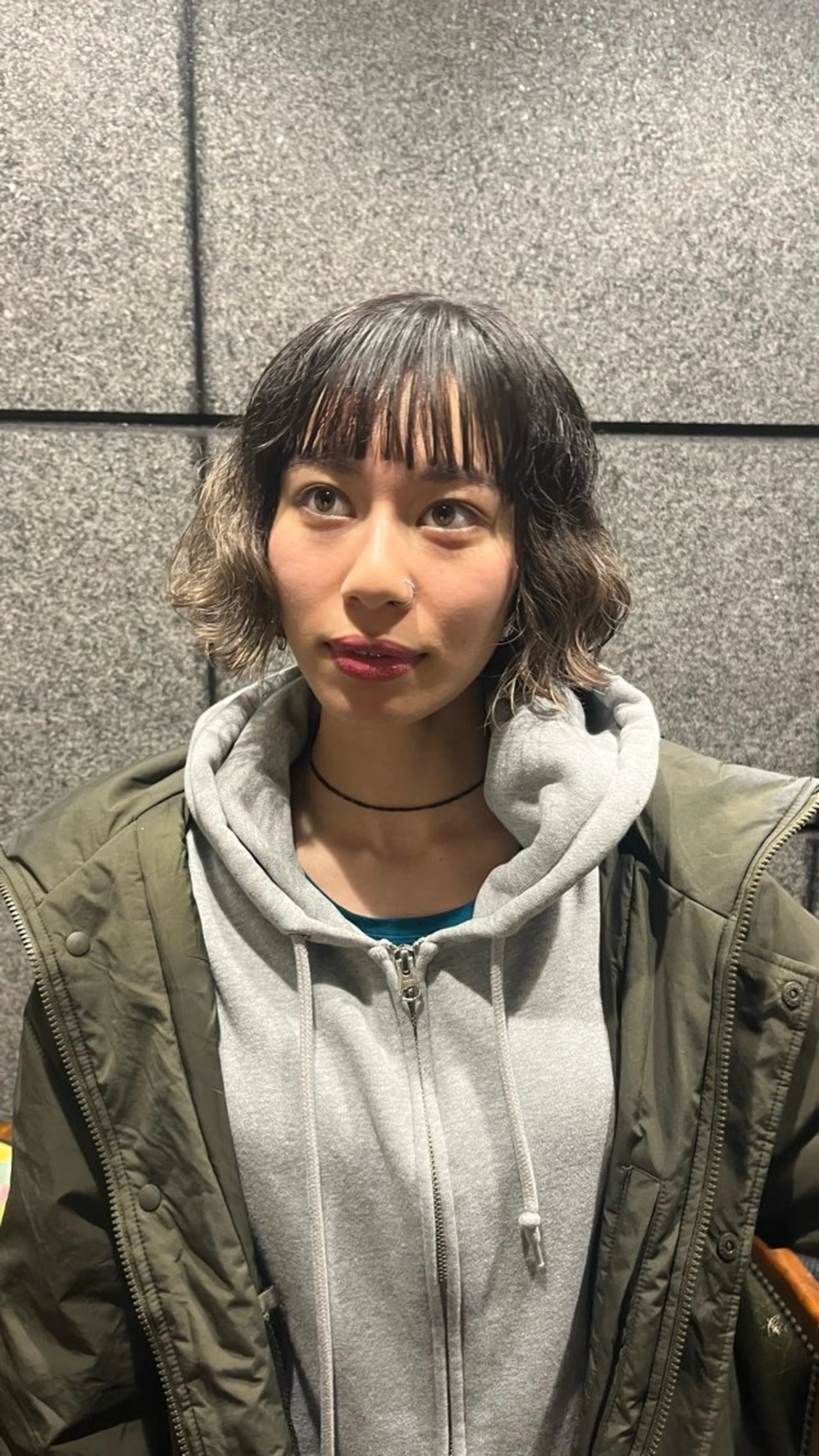 ショート 切りっぱなしボブ ボブ くせ毛 CITY.所属・‧₊˚ .⋆ ˖ Sayaka☘️✧*のヘアスタイル