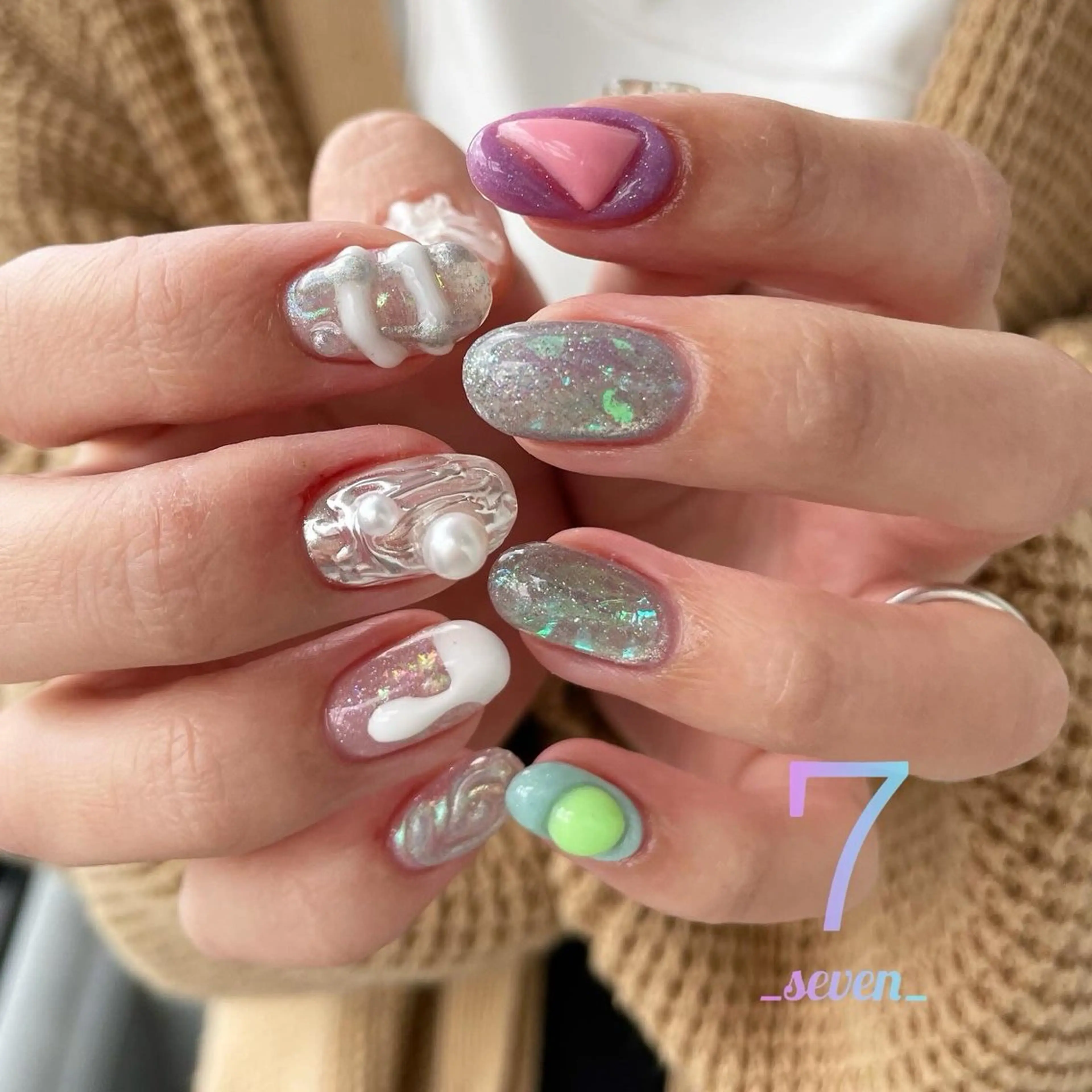 ネイル ハンドネイル nail salon 7_seven_所属・nail salon 7 _seven_のネイルデザイン