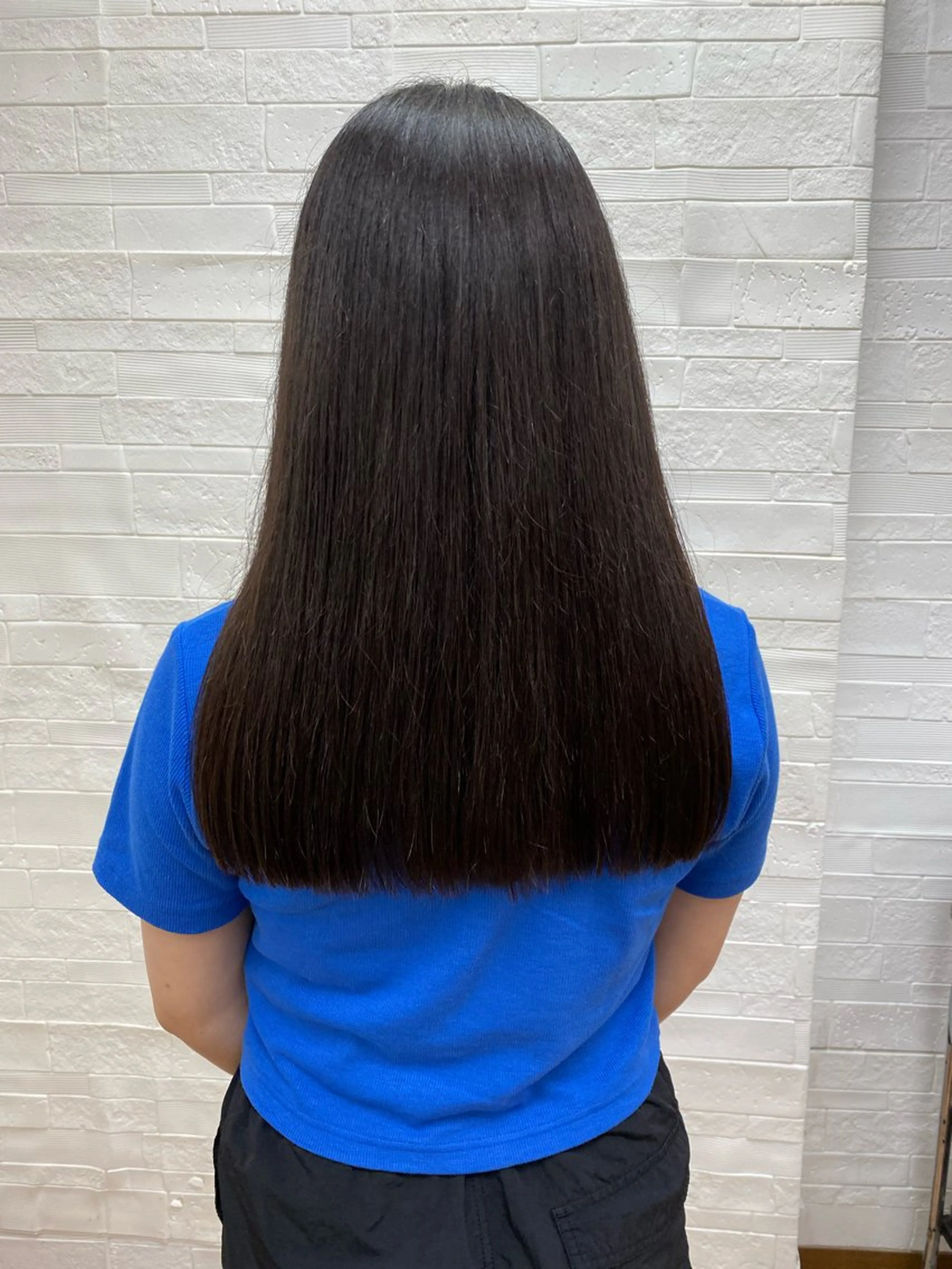 ロング 縮毛矯正 🌙𝑳𝑼𝑵𝑨 工藤/メンズカット✂のヘアスタイル