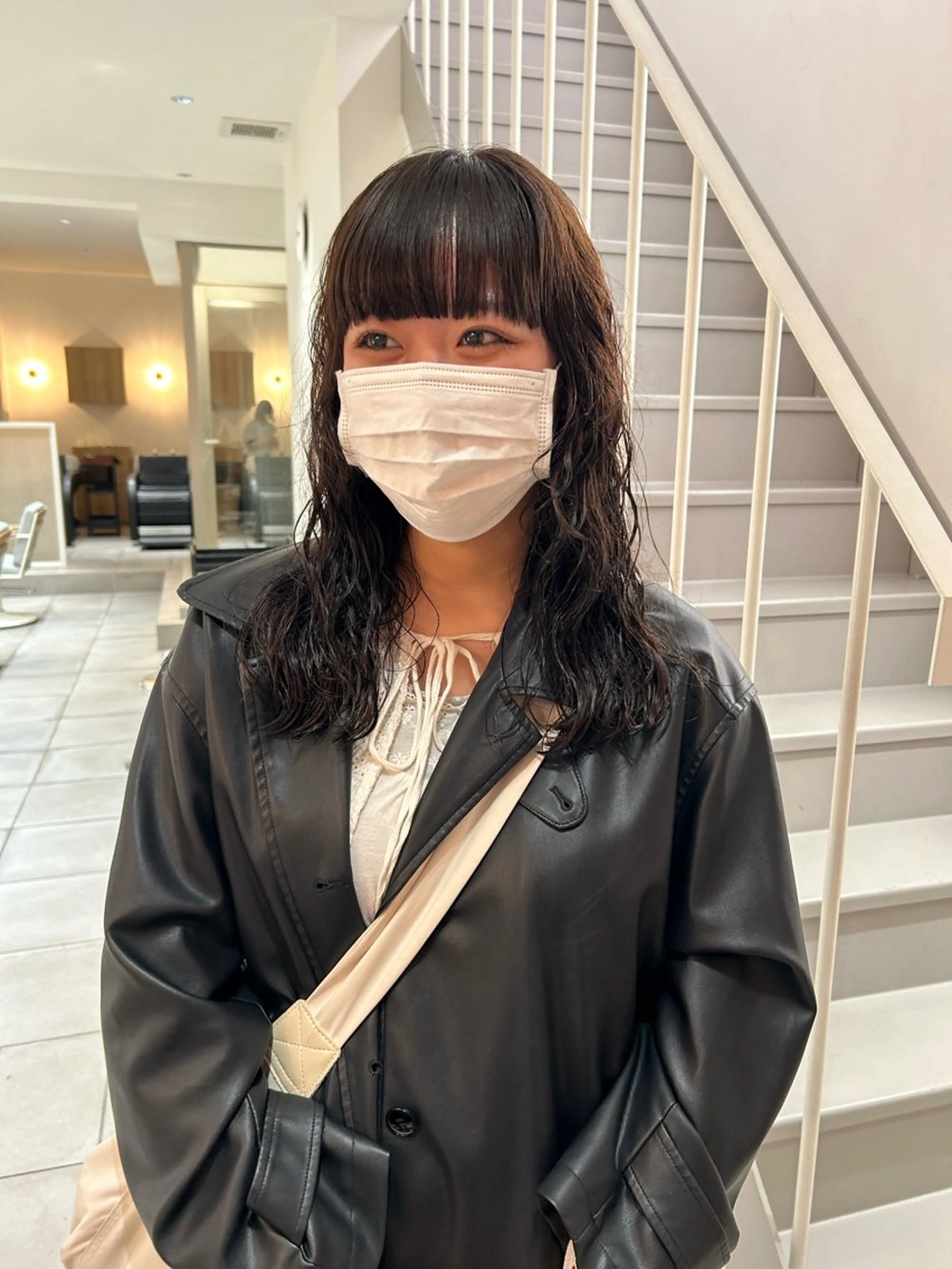 ロング パーマ カット パーマ トリートメント hanabi / パーマのヘアスタイル