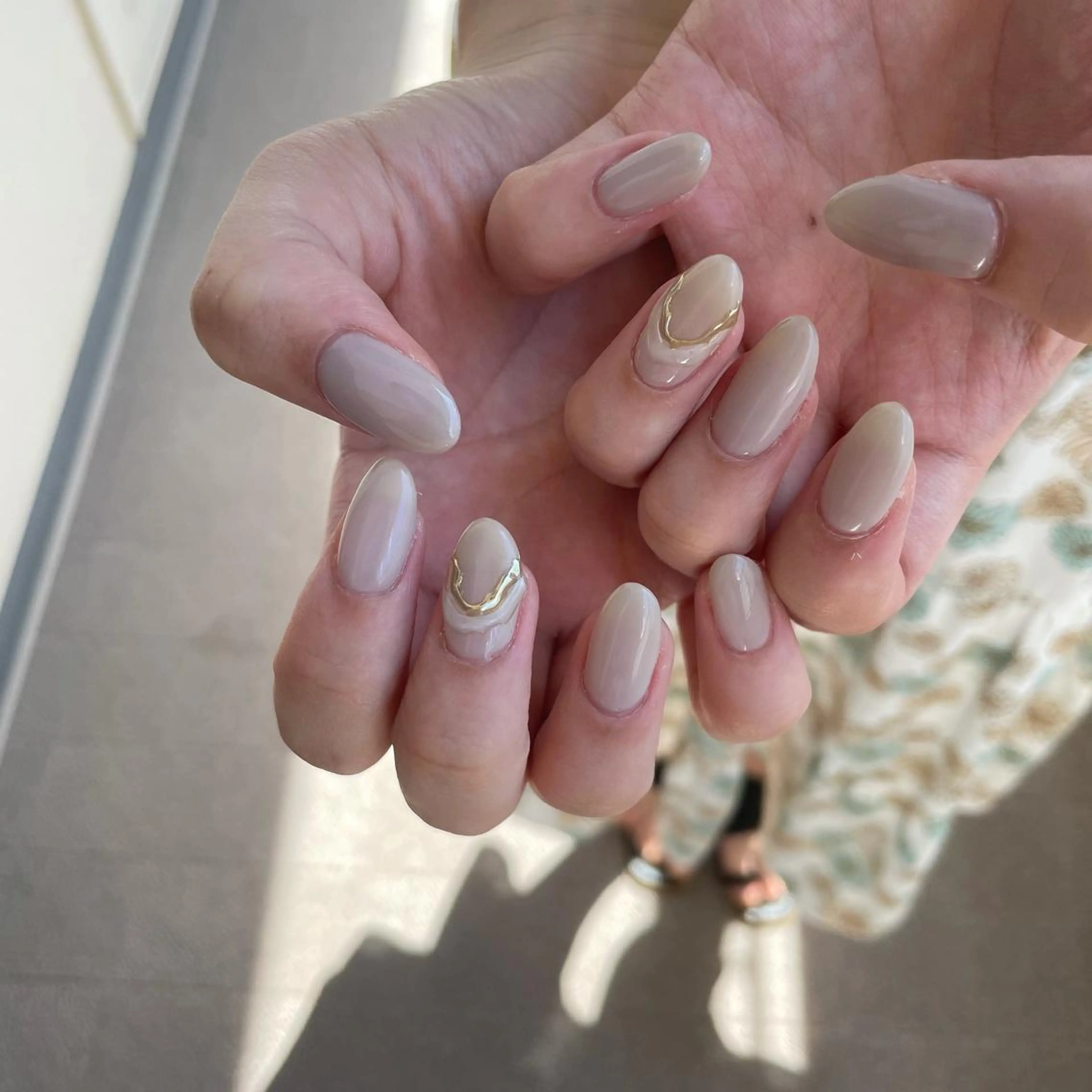 ネイル シンプルネイル ハンドネイル Aleum所属・Nail Salon Aleumのネイルデザイン