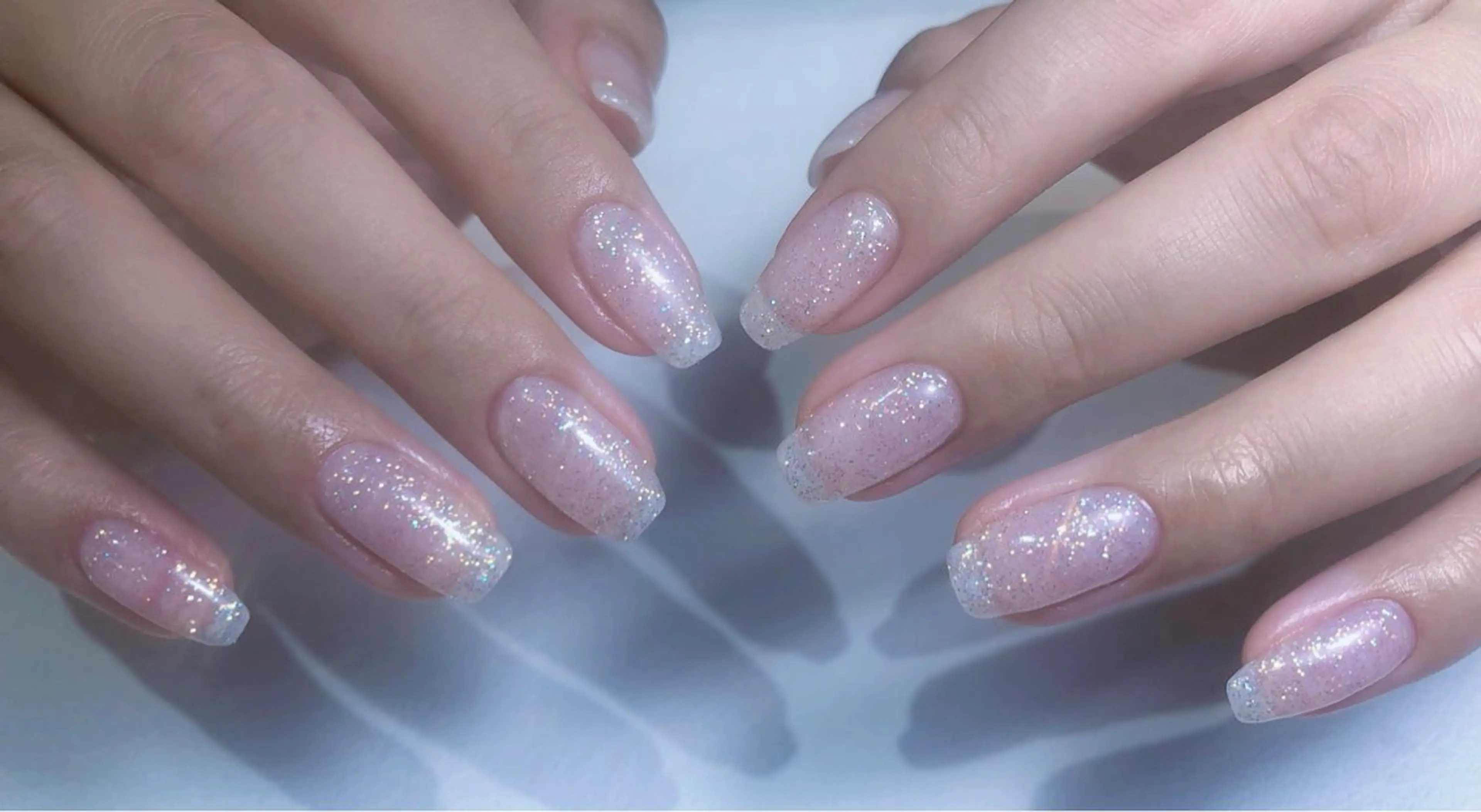 ネイル ラメ(グリッター) ワンカラーネイル SUNNY セイのネイルデザイン