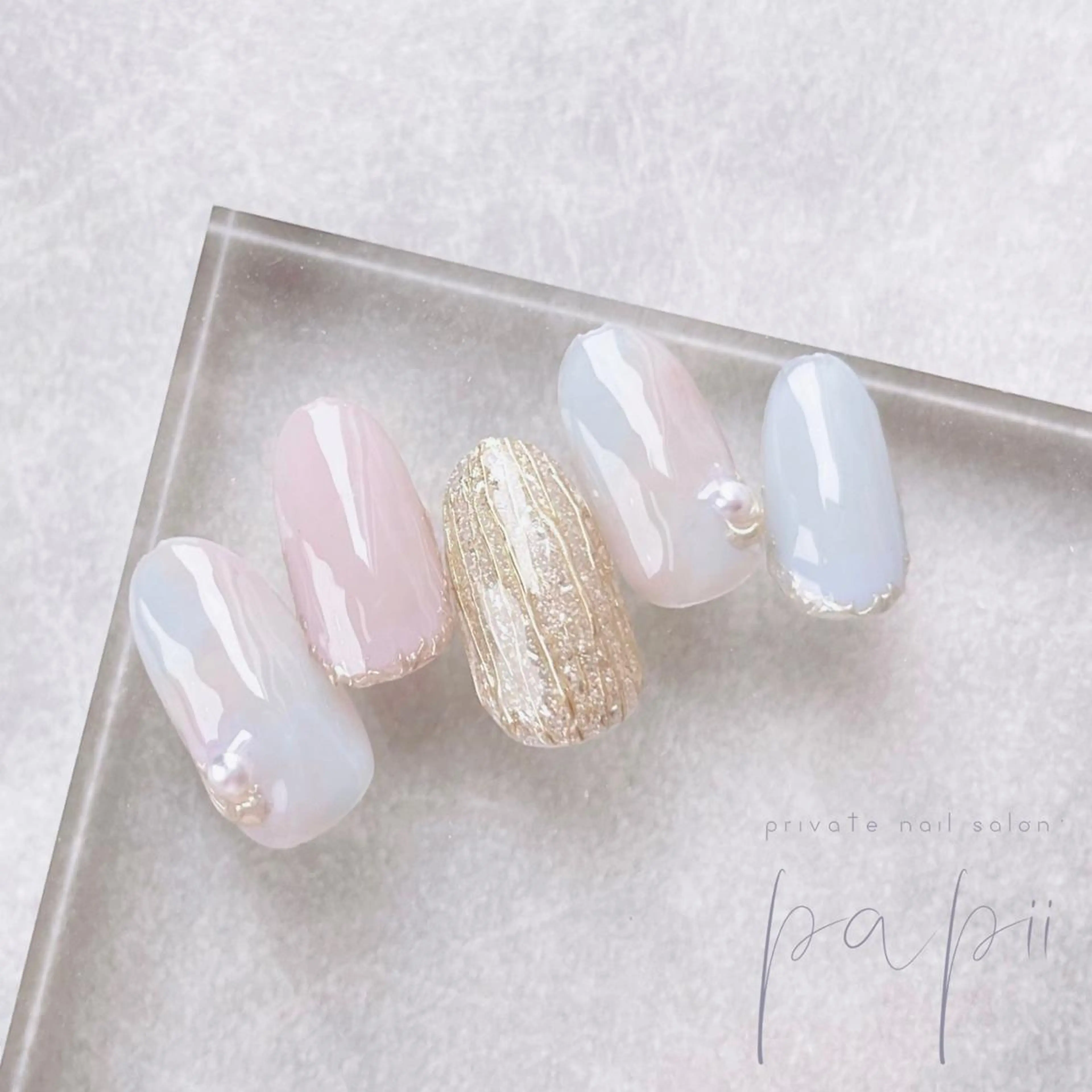 ネイル シンプルネイル ハンドネイル private nail salon papii所属・papii☆ kurodaのネイルデザイン