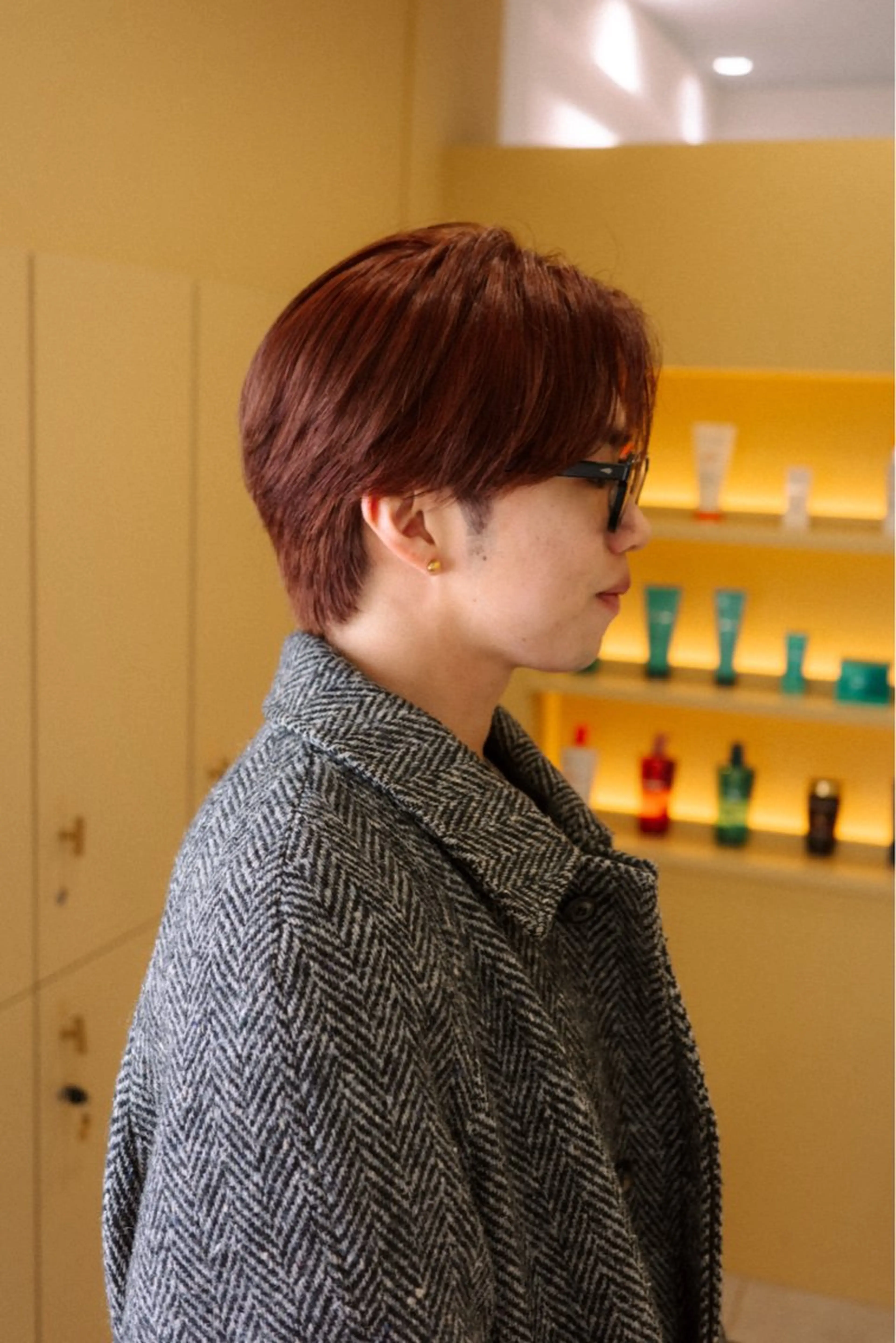 メンズ ホンマル　モトキ /ボブ/暖色🍊のヘアスタイル