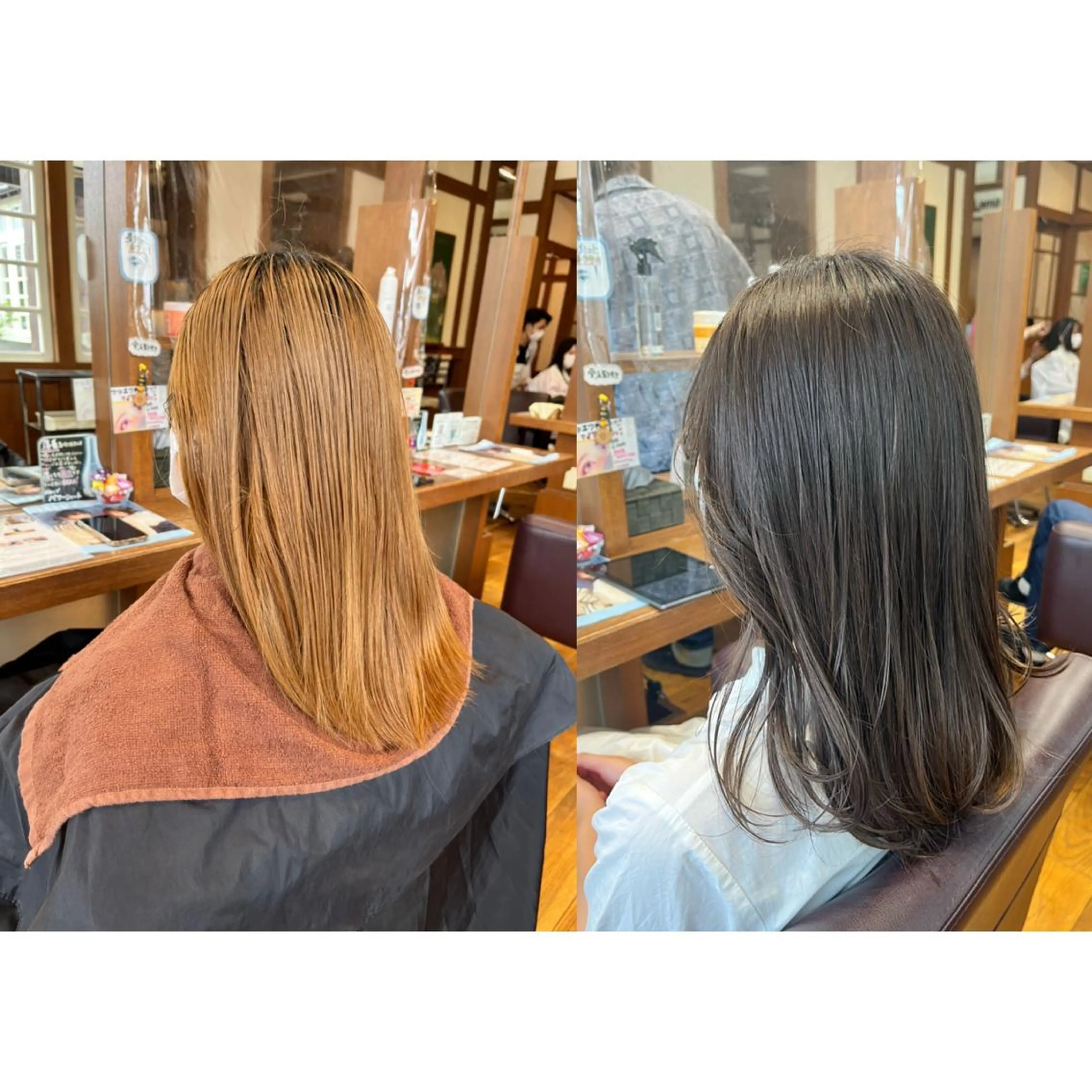 《11･12月限定⛄️》カット＋髪質改善水素カラー🫧（SB込）¥15,000→¥11,000の写真