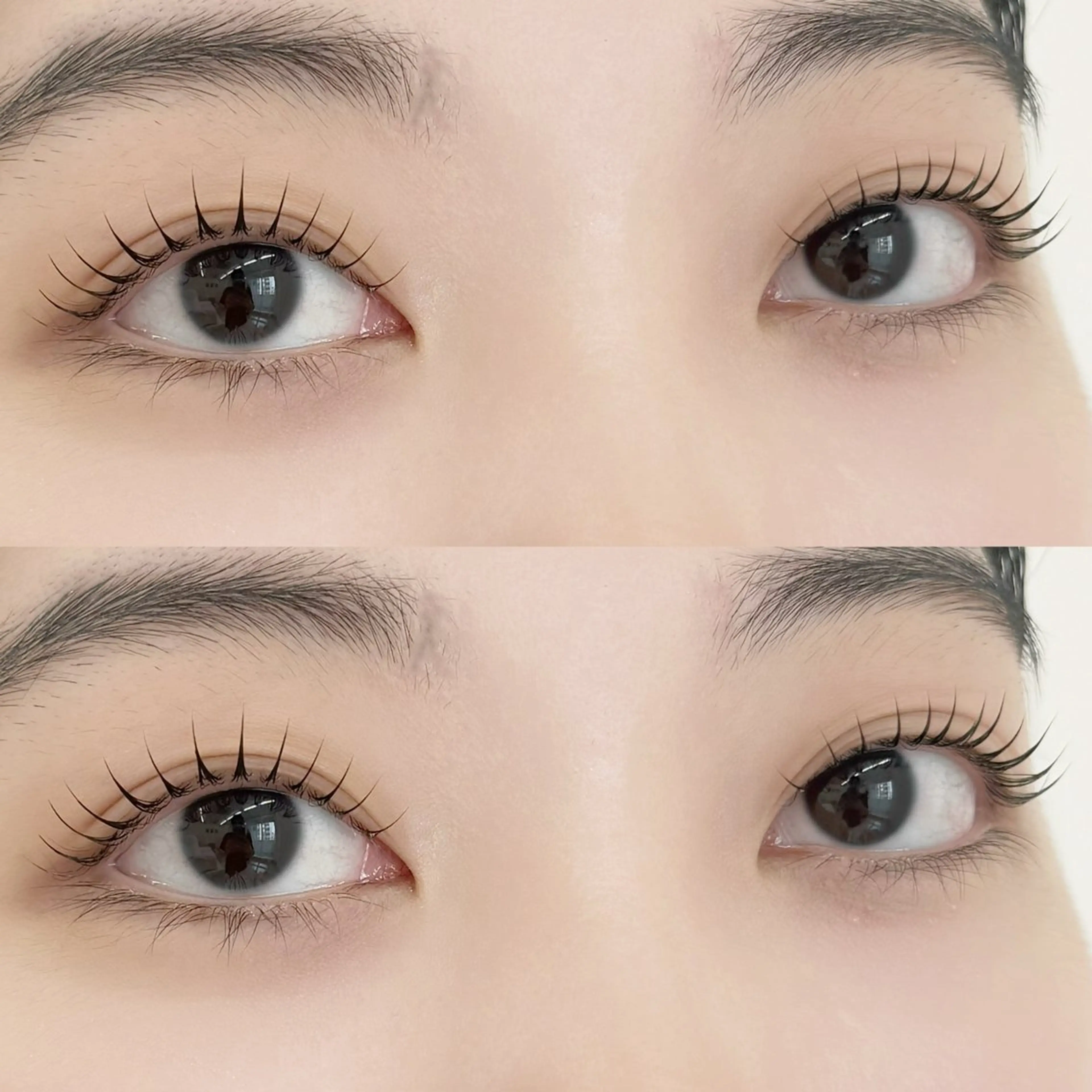 マツエク・マツパ 束感まつ毛 フラットラッシュ 韓国風マツエク ナチュラル まつげパーマ CLUTCH江坂 こんどうのマツエク・マツパデザイン