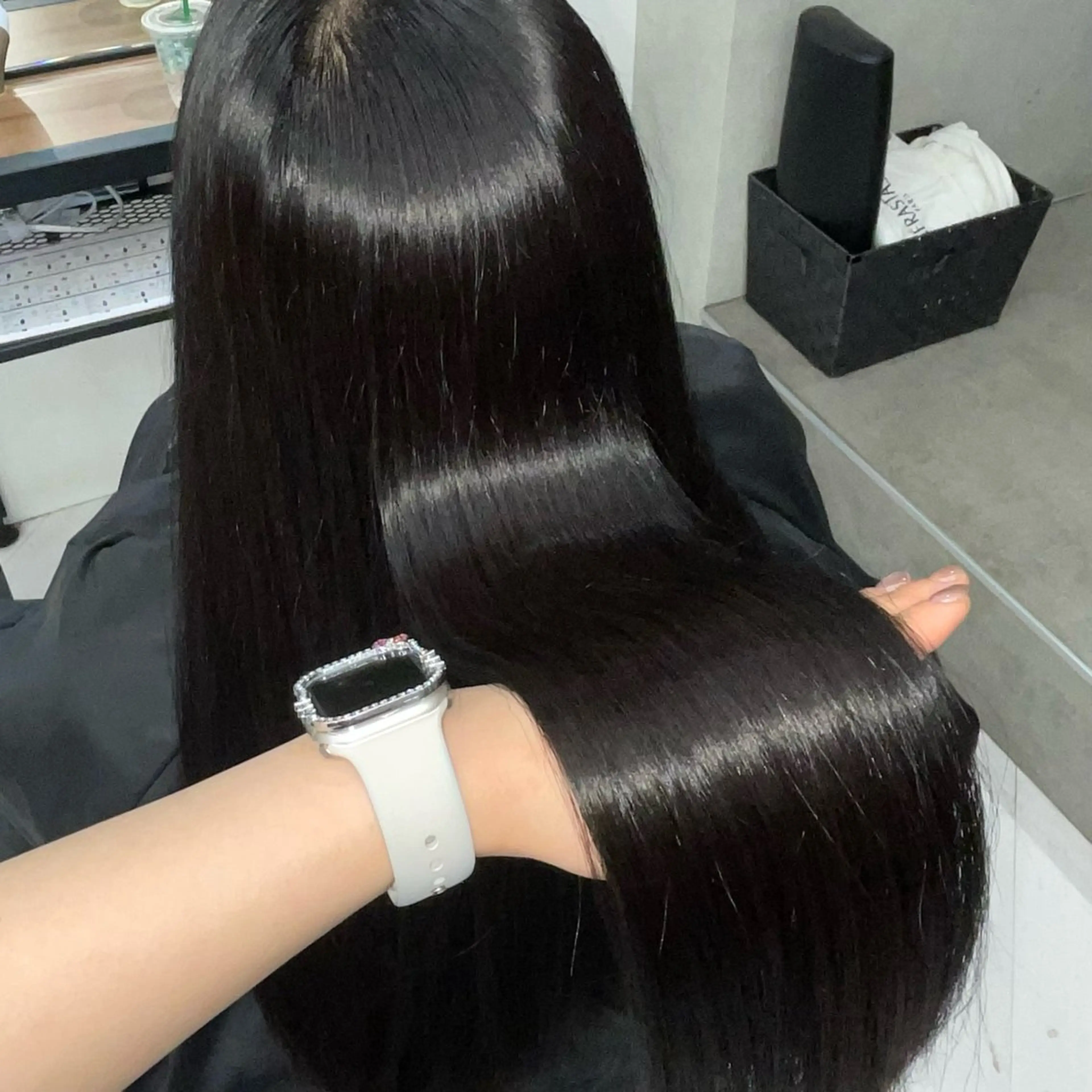 ロング カラー ヘアカラー ななみ.⋆𝜗𝜚 艶カラー/まつパのヘアスタイル