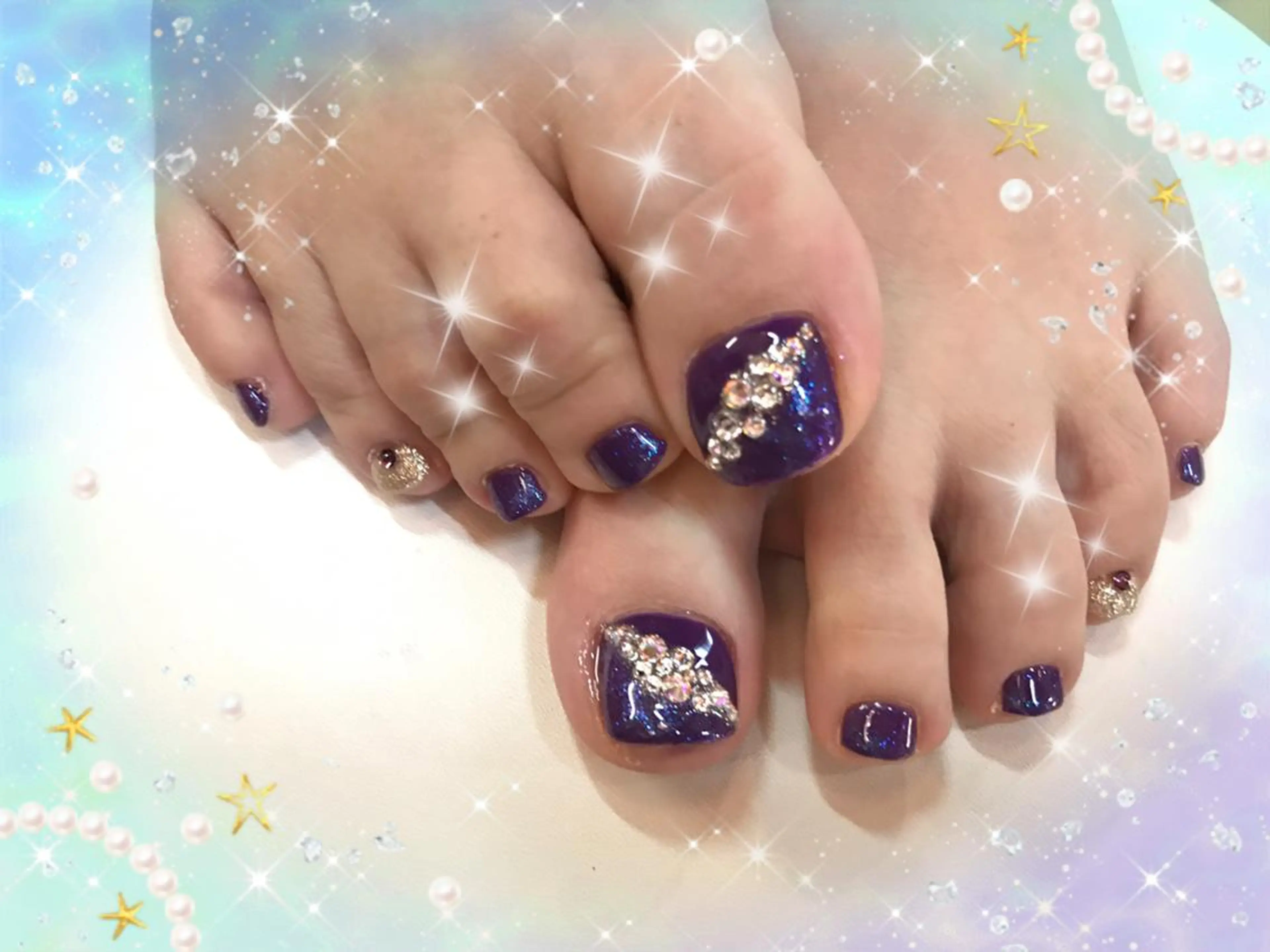 ネイル フットネイル 辻  真理のネイルデザイン