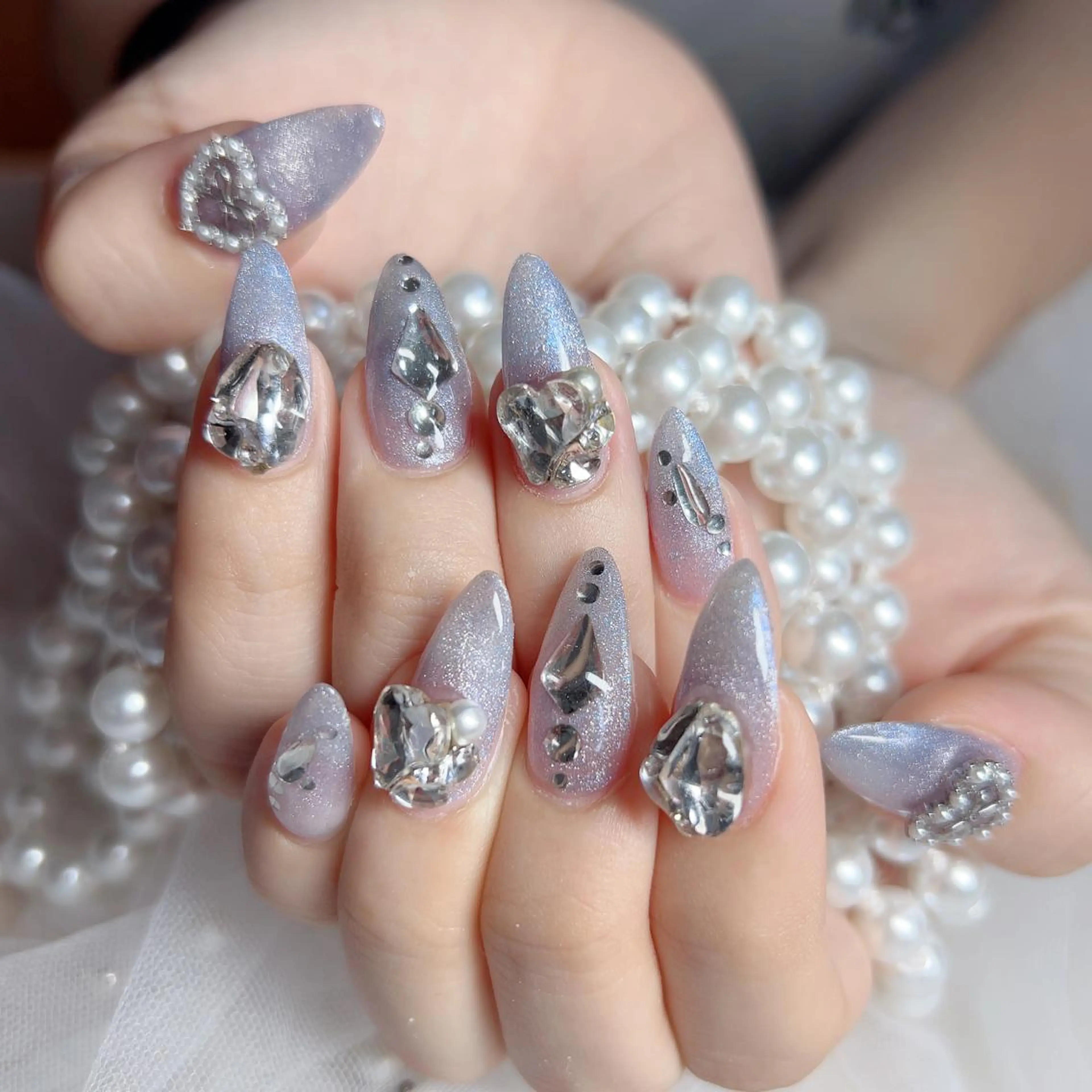 ネイル M🌷nail 長さだし専門店のネイルデザイン