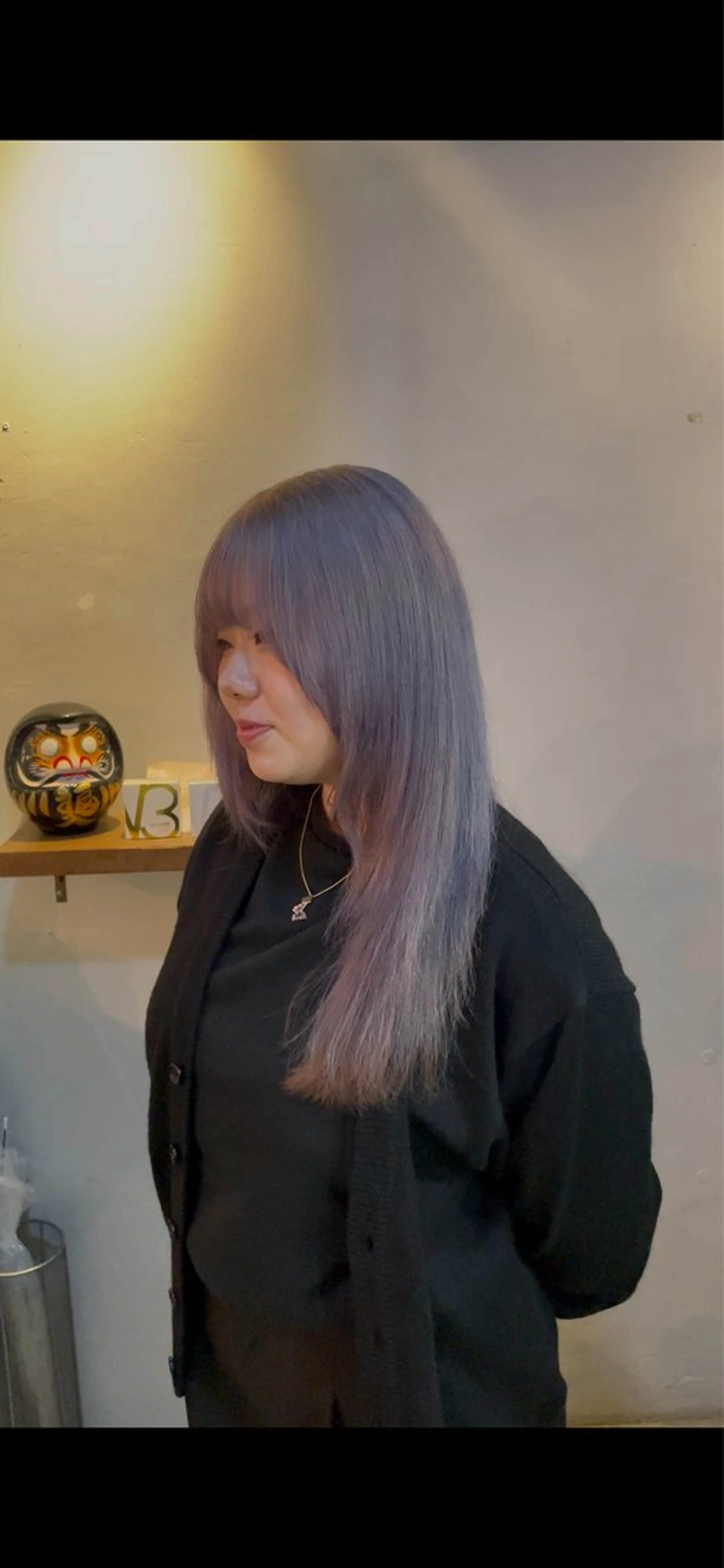 カラー ラベンダーカラー beach所属・岩佐 怜のヘアスタイル